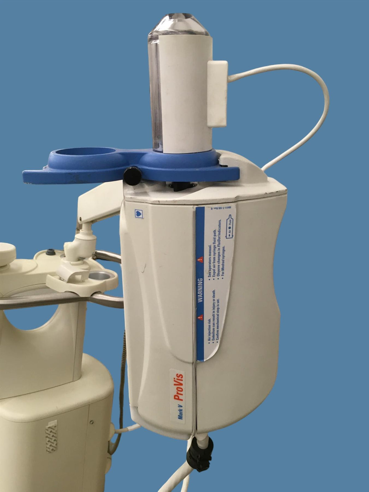 Medrad Mark V ProVis CT Injection System w/ PPD Cart, 4710-7 Head, PD Controller