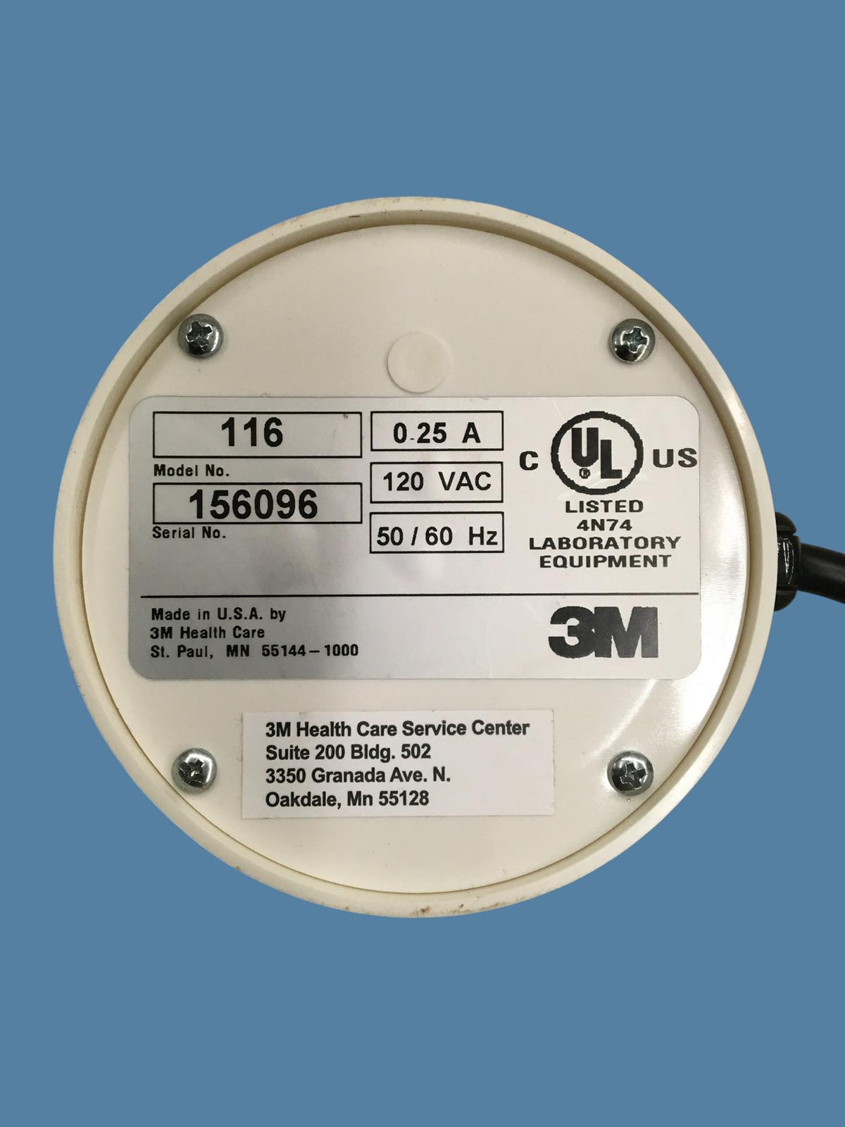 3M Attest Steam Incubator, 56°C (Model No. 116)