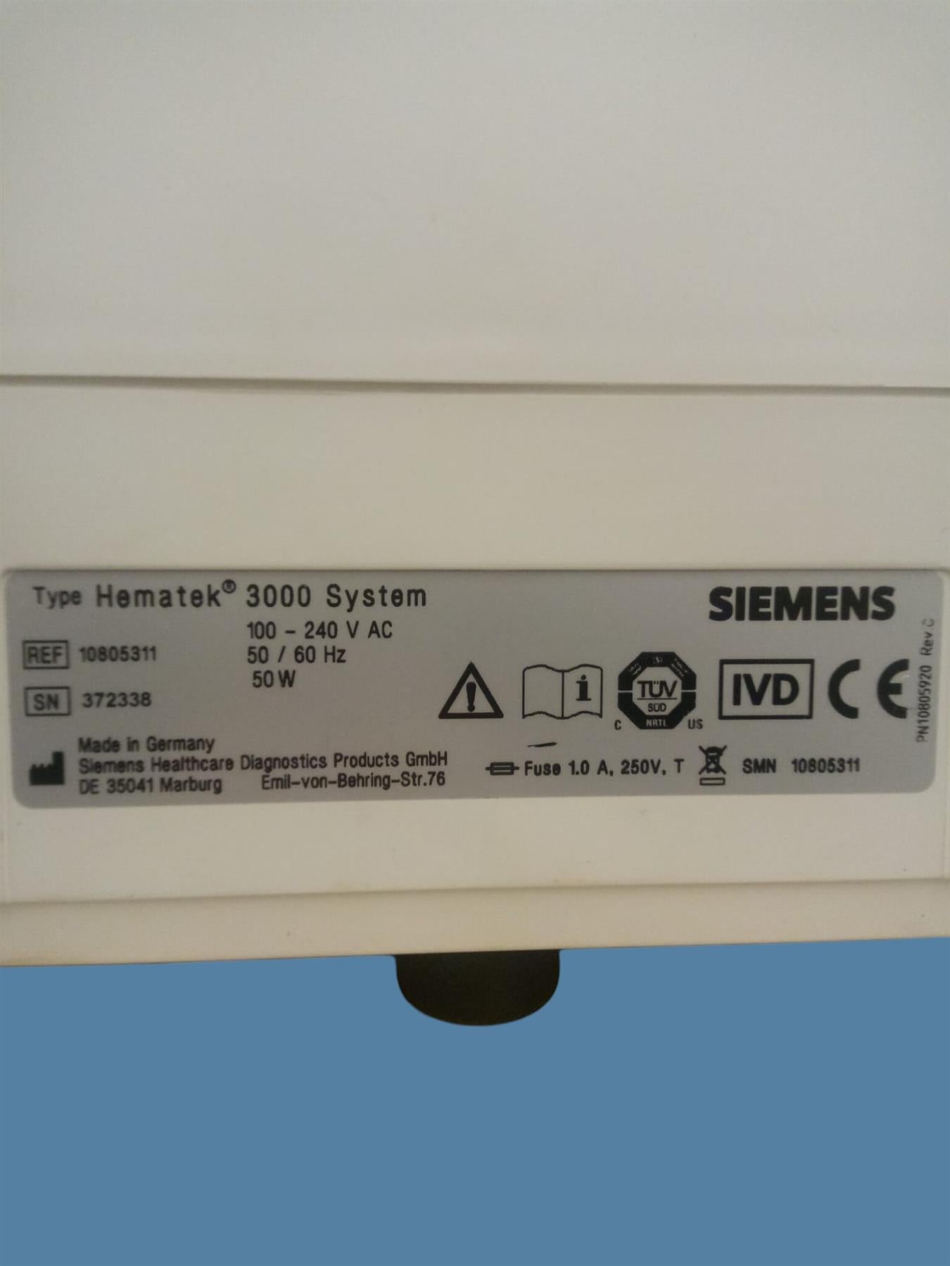 Siemens Hematek 3000 (10805311) Slide Stainer System