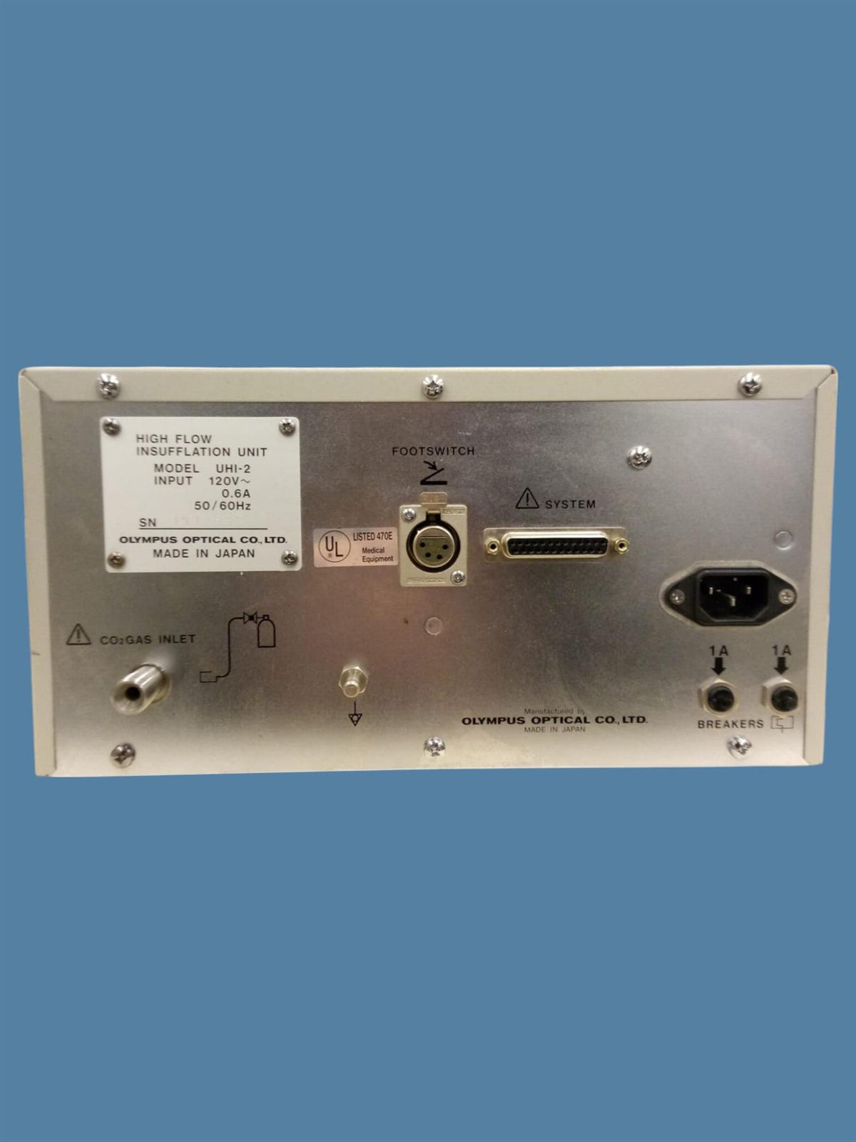 Olympus UHI-2 High Flow Insufflator Unit