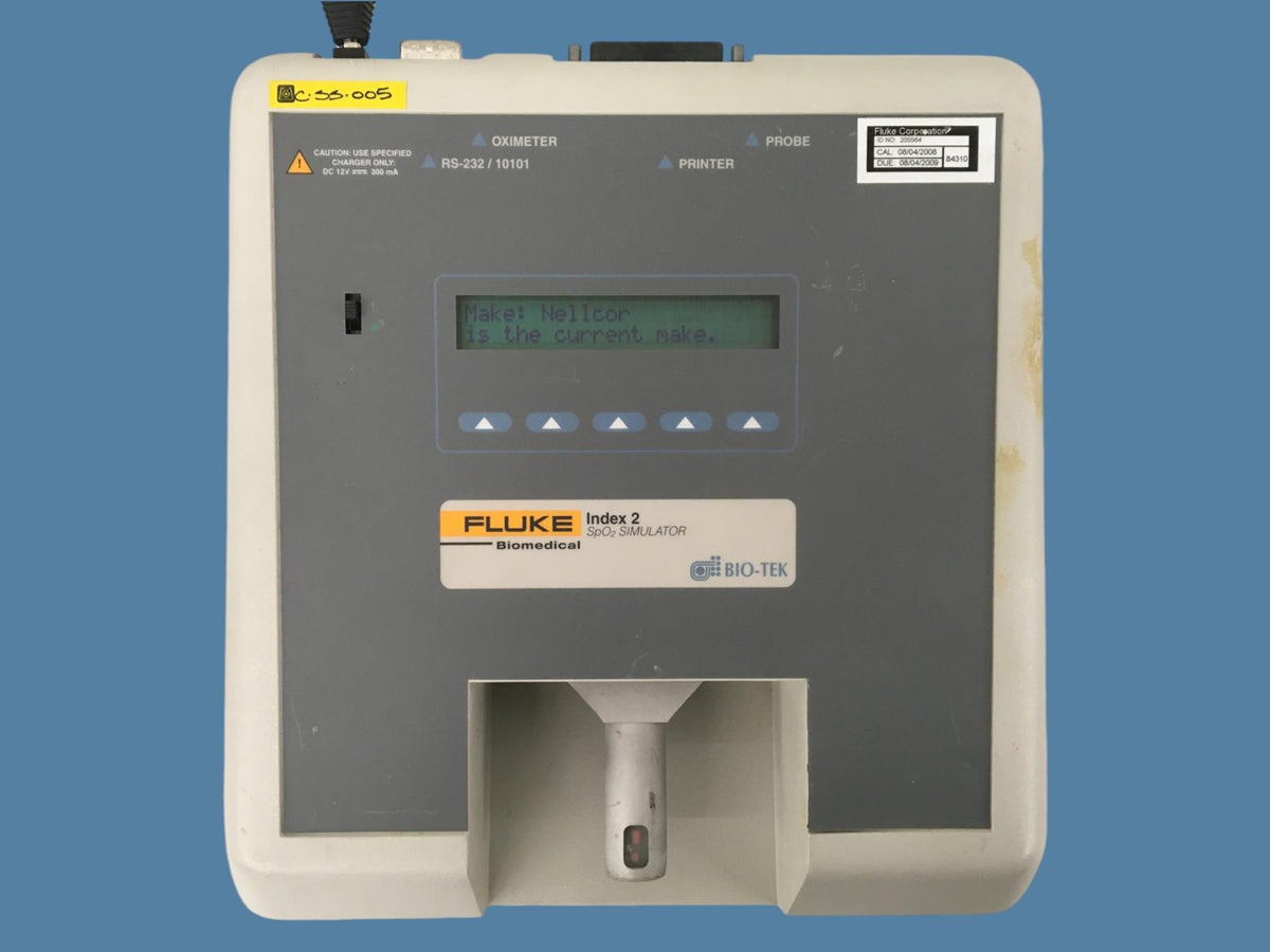Fluke Biomedical Index 2 SpO2 Simulator INDEX-2XLFE [See Description]