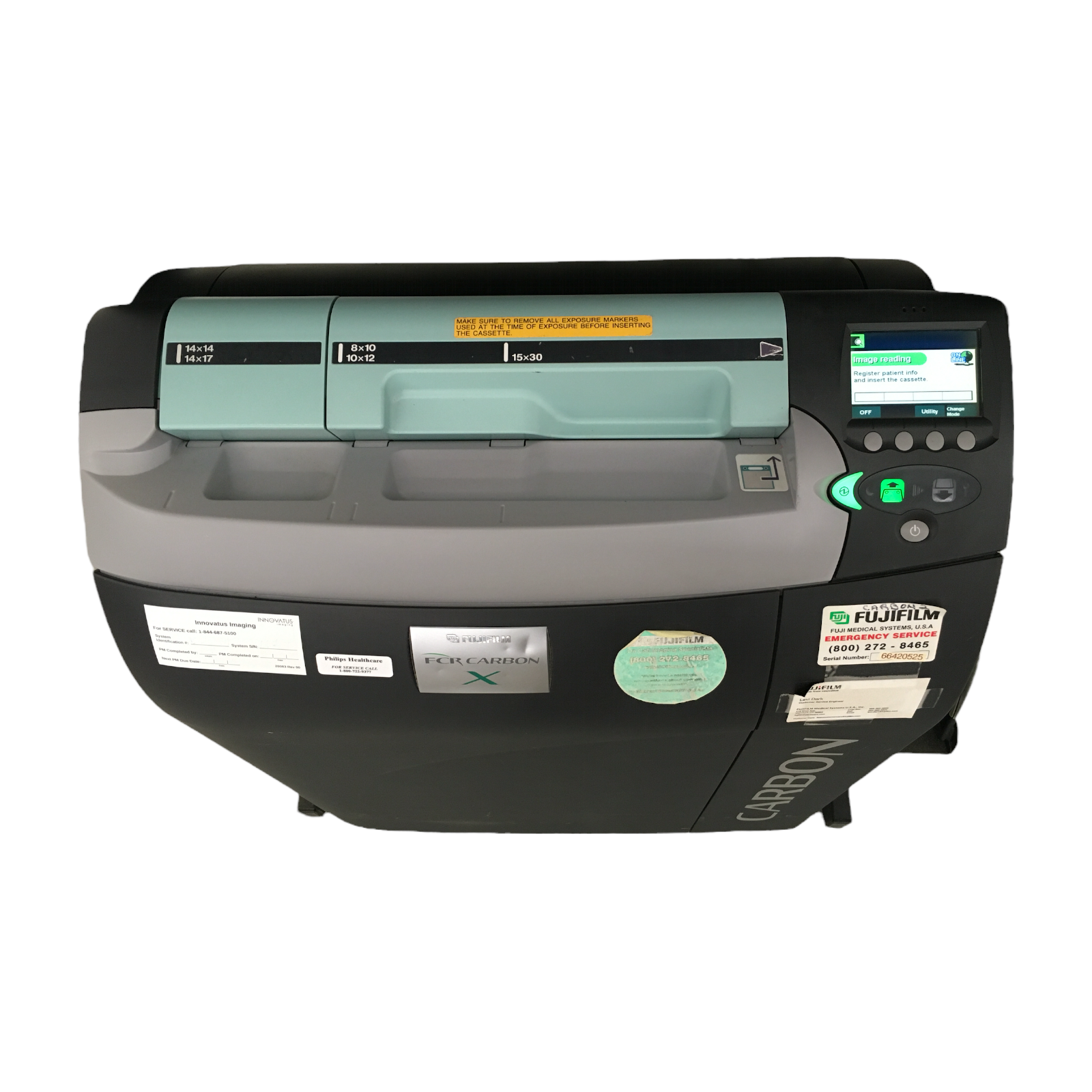 FujiFilm FCR Carbon X Computed Digitizer Workstation CR-IR 357