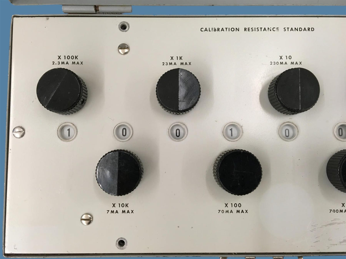 Biddle-Gray Corp. 601147-1 Calibration Resistance Standard