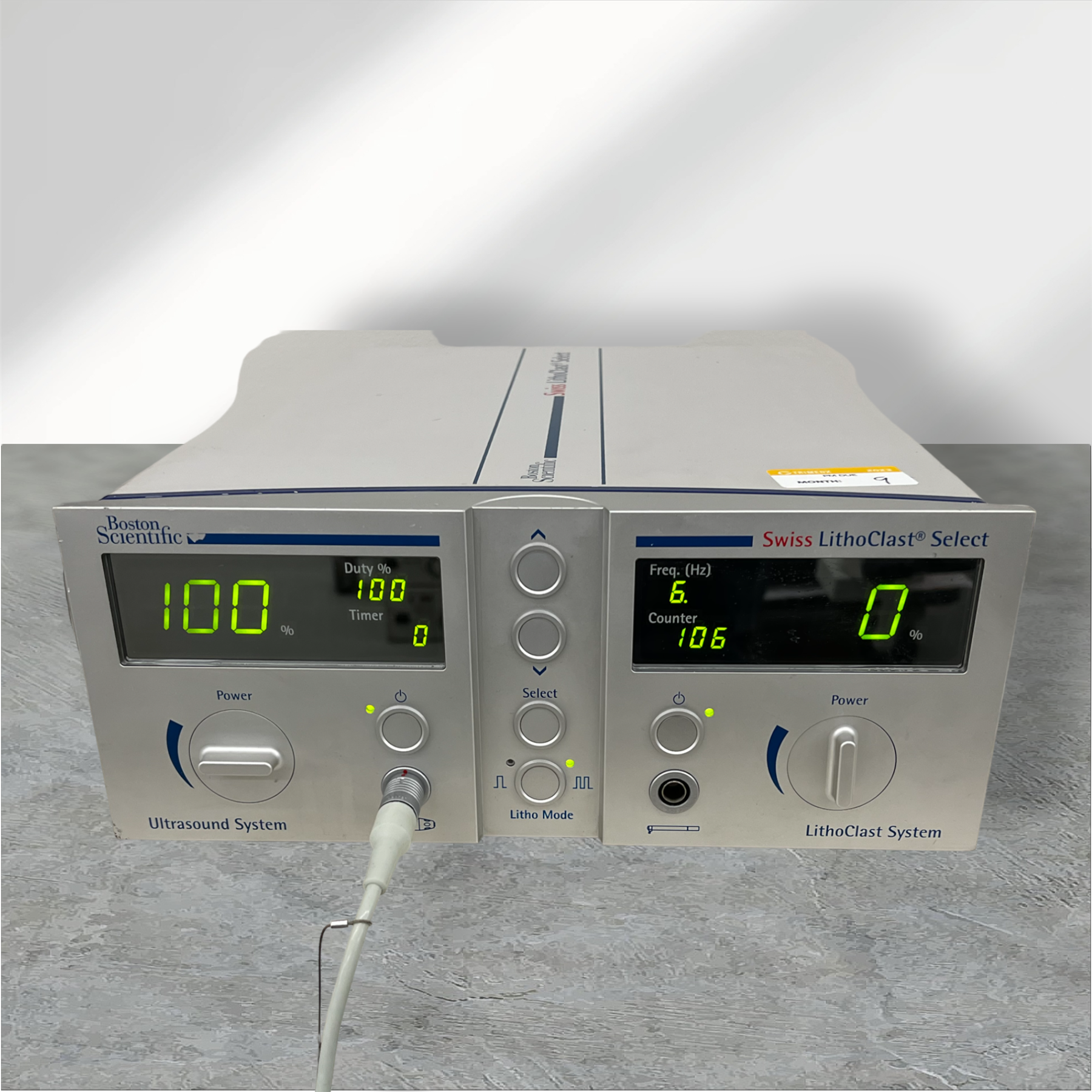 Boston Scientific Swiss LithoClast Intracorporeal EMS SA CH-1260 Nyon Lithotripter W Vario Ultrasound Handpiece 840-304
