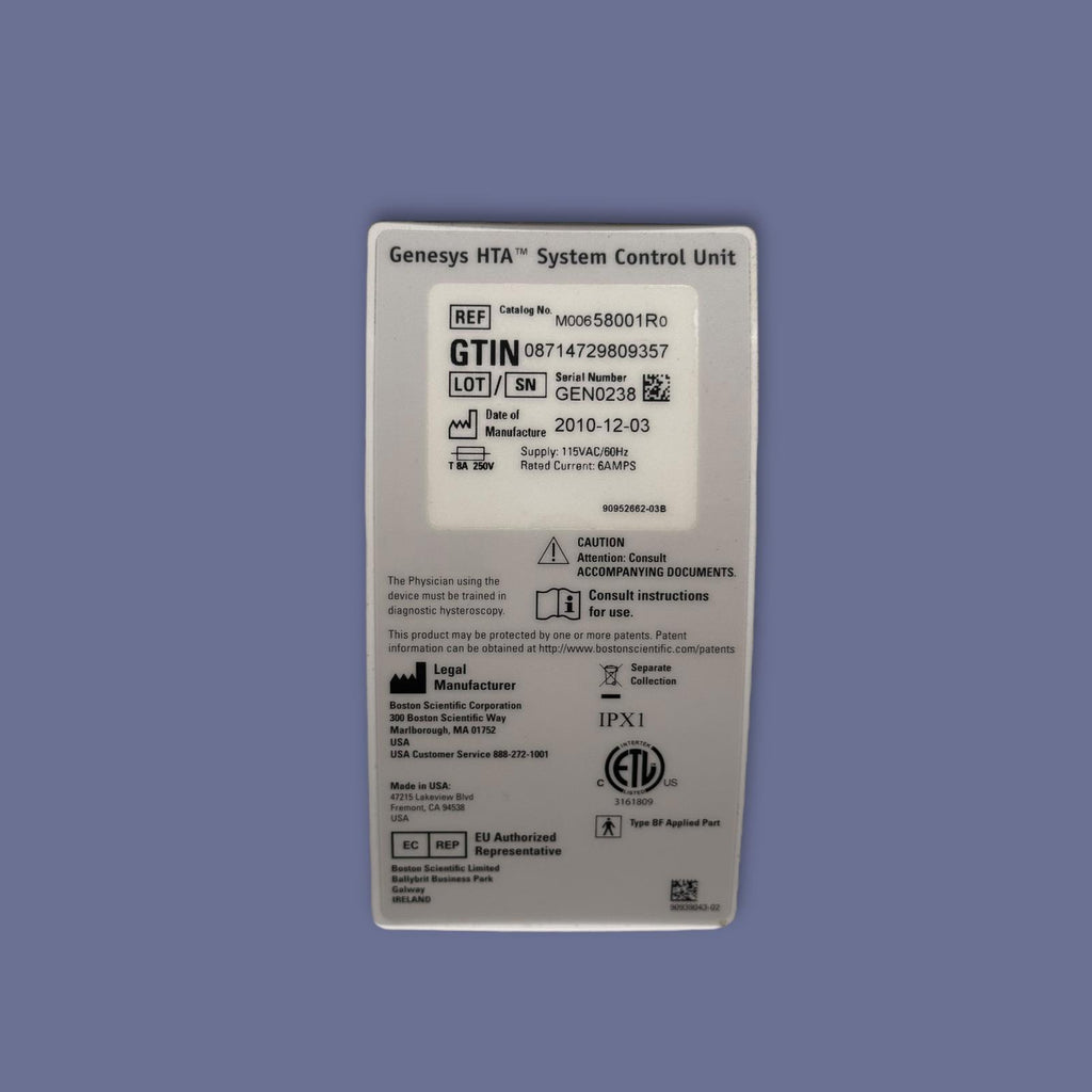 Boston Scientific Genesys HTA System Control Unit M006 58001 R0