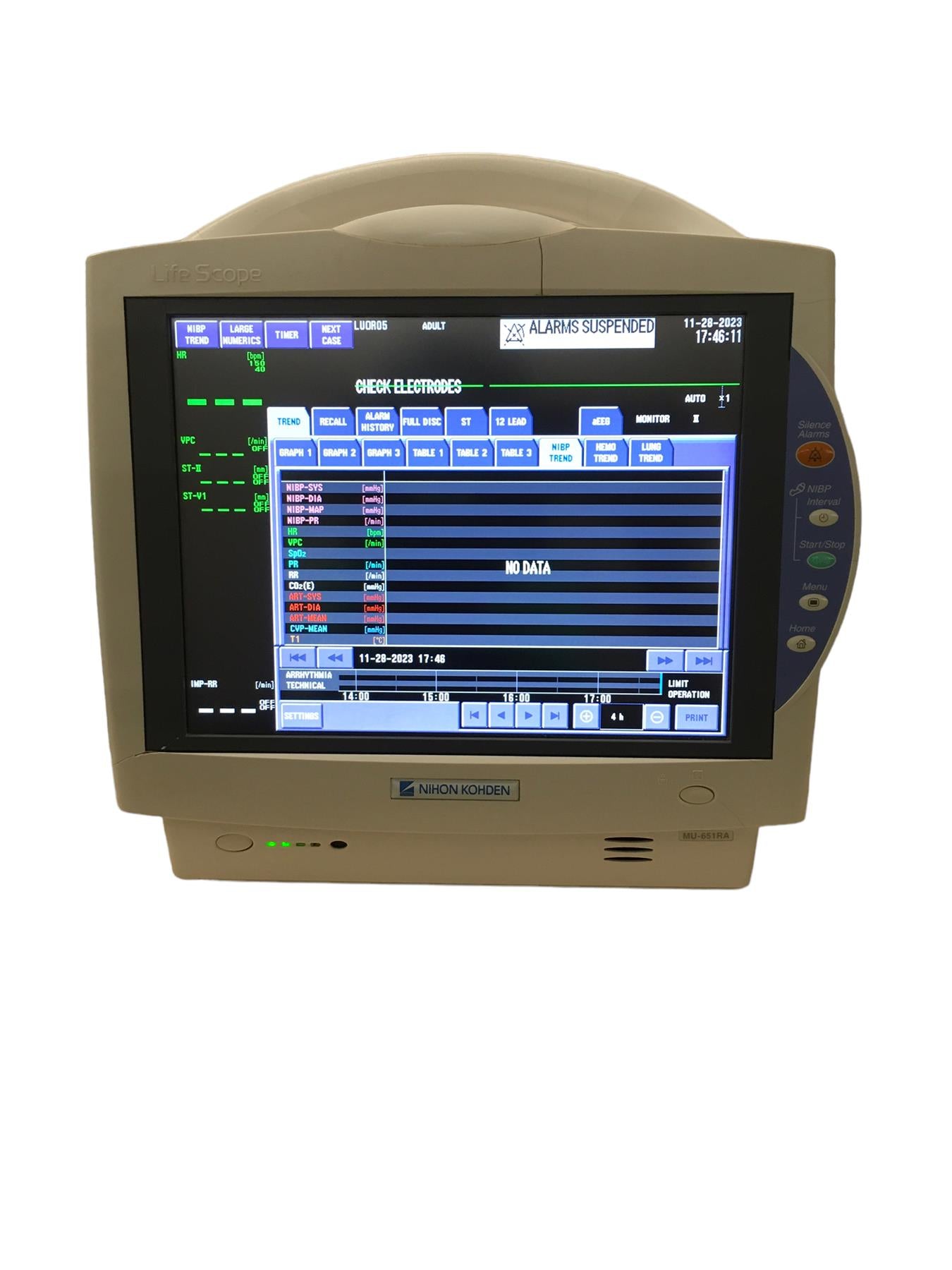 Nihon Kohden MU-651RA Life Scope Patient Monitor