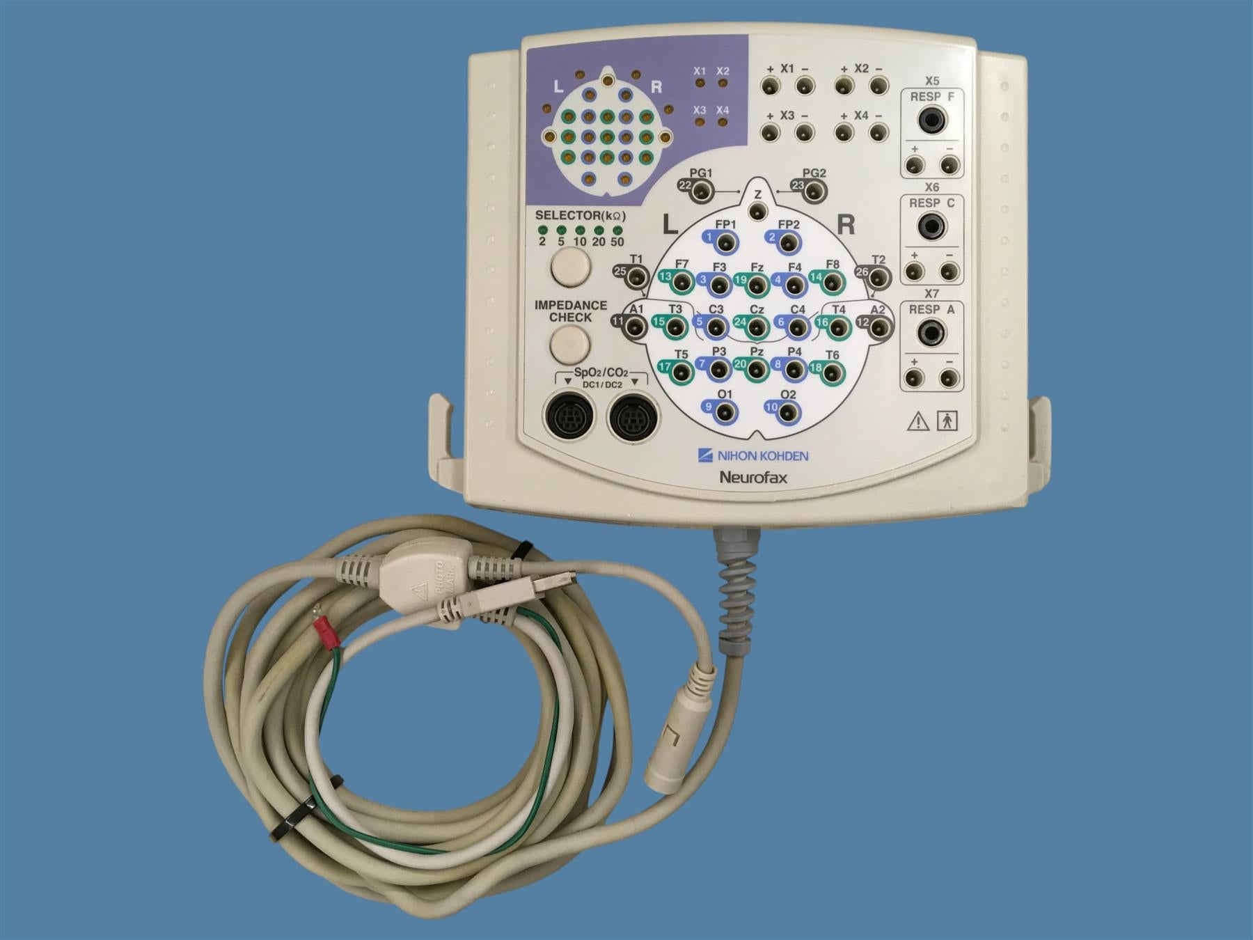 Nihon Kohden JE-921A Neurofax EEG Amplifier / Electrode Junction Box (2008)