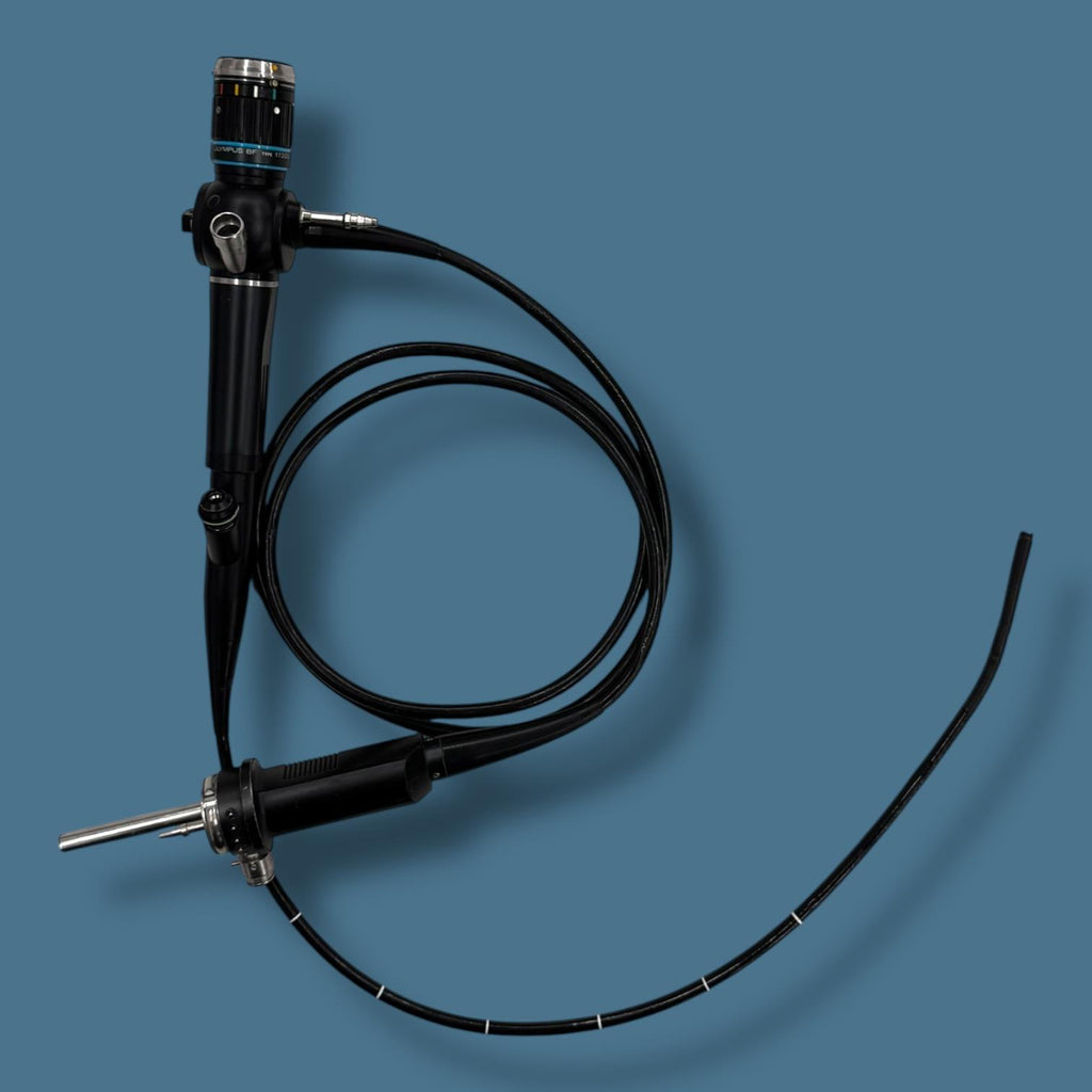 Olympus BF Type 1T20D Flexible Endoscope Damaged Probe and Scratched Lens