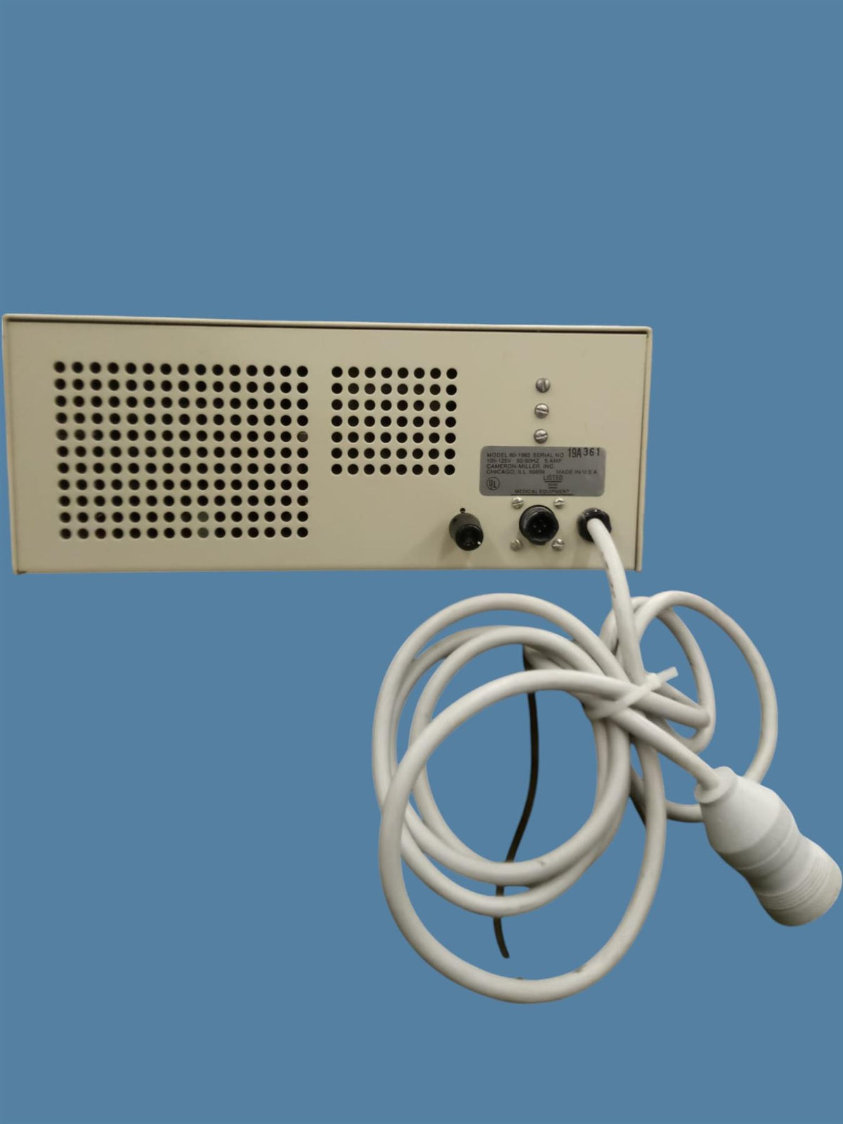 Cameron Miller 80-1983 ESU Generator