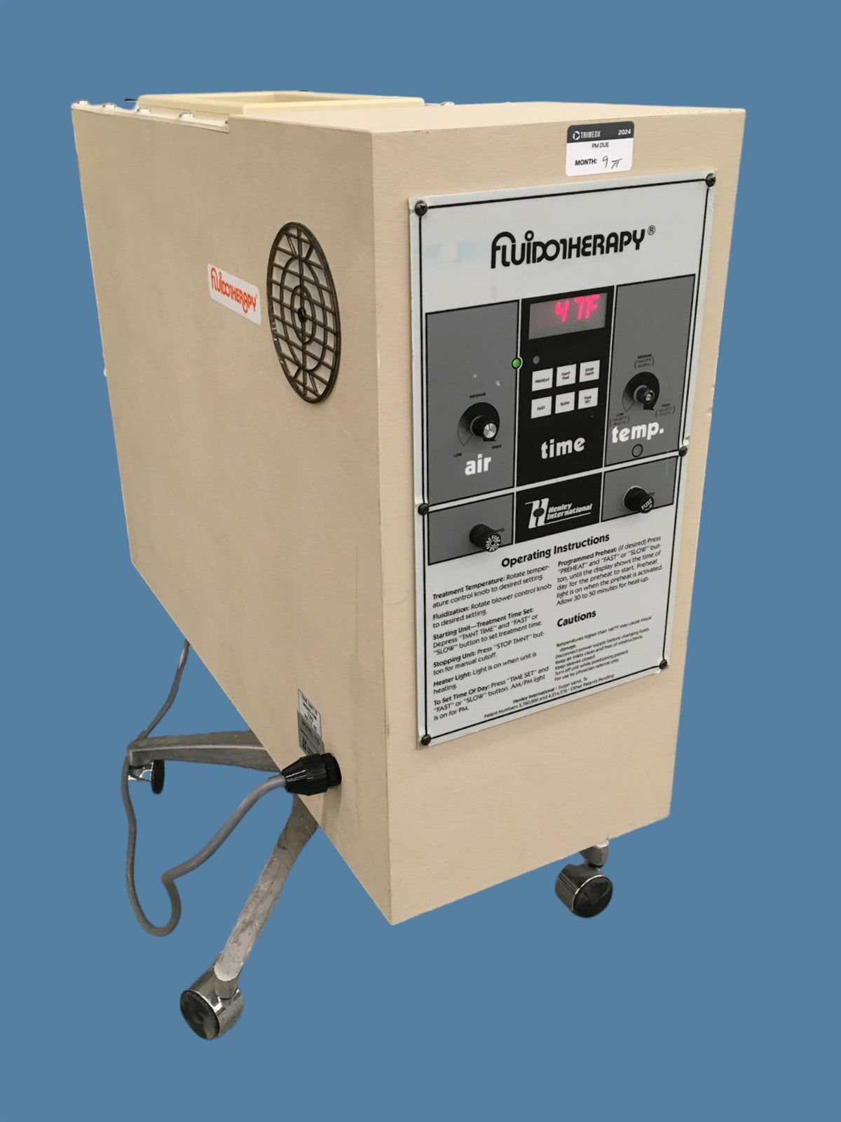Henley Chattanooga Model 110 Fluidotherapy / Heat Therapy System