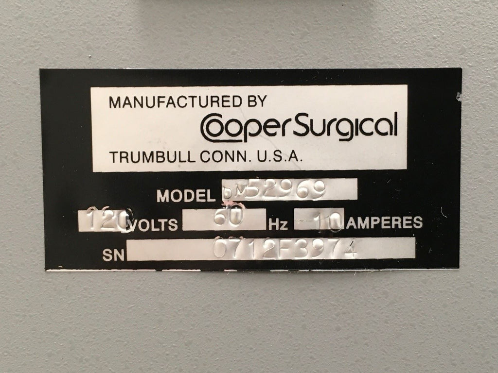 Cooper Surgical LEEP System 1000 DM52969 w/ Smoke Evac & Damaged Footswitch