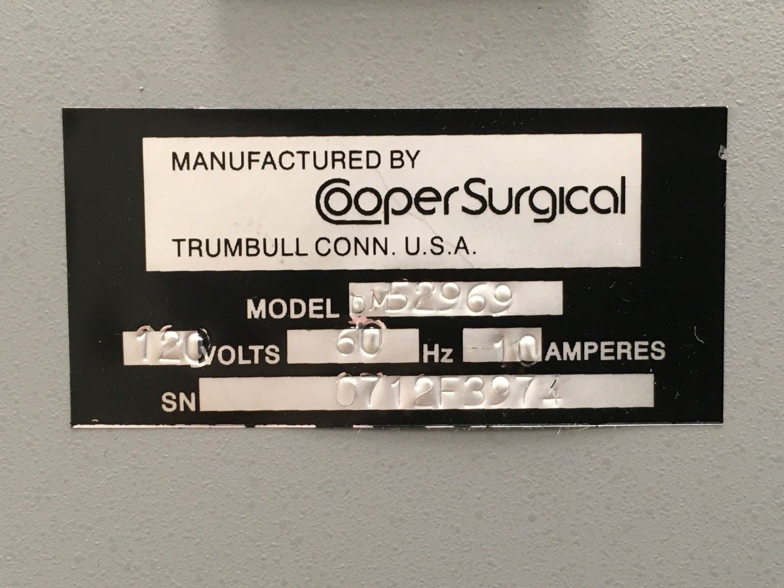 Cooper Surgical LEEP System 1000 DM52969 w/ Smoke Evac & Damaged Footswitch