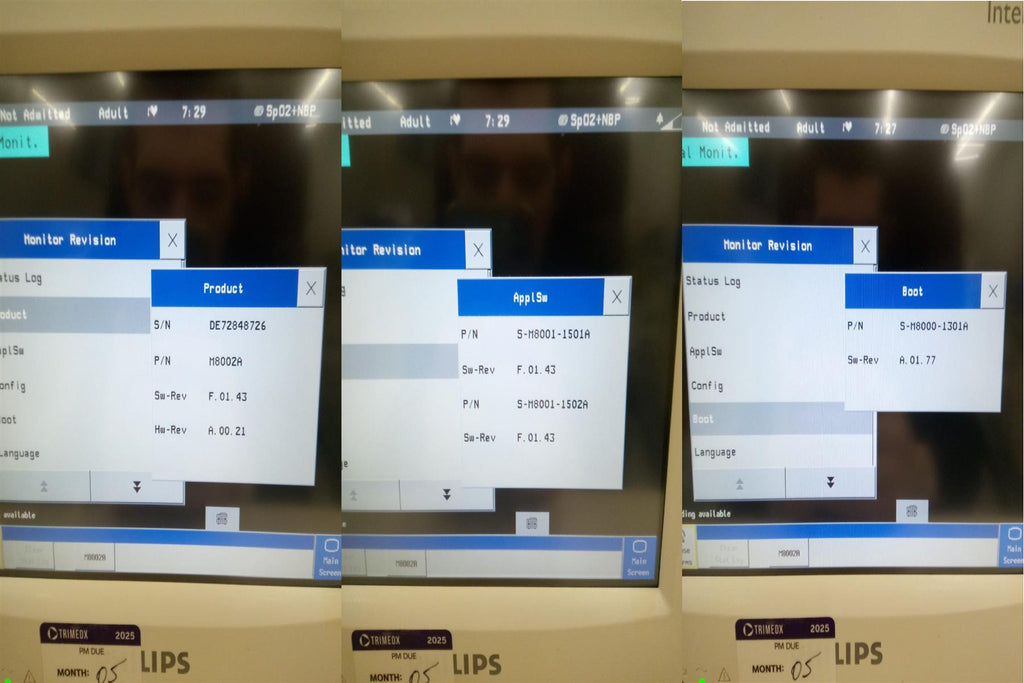 IntelliVue MP30 M8002A Patient Monitor w/ M3015A Opt. C06 Press/Temp/CO2 Module