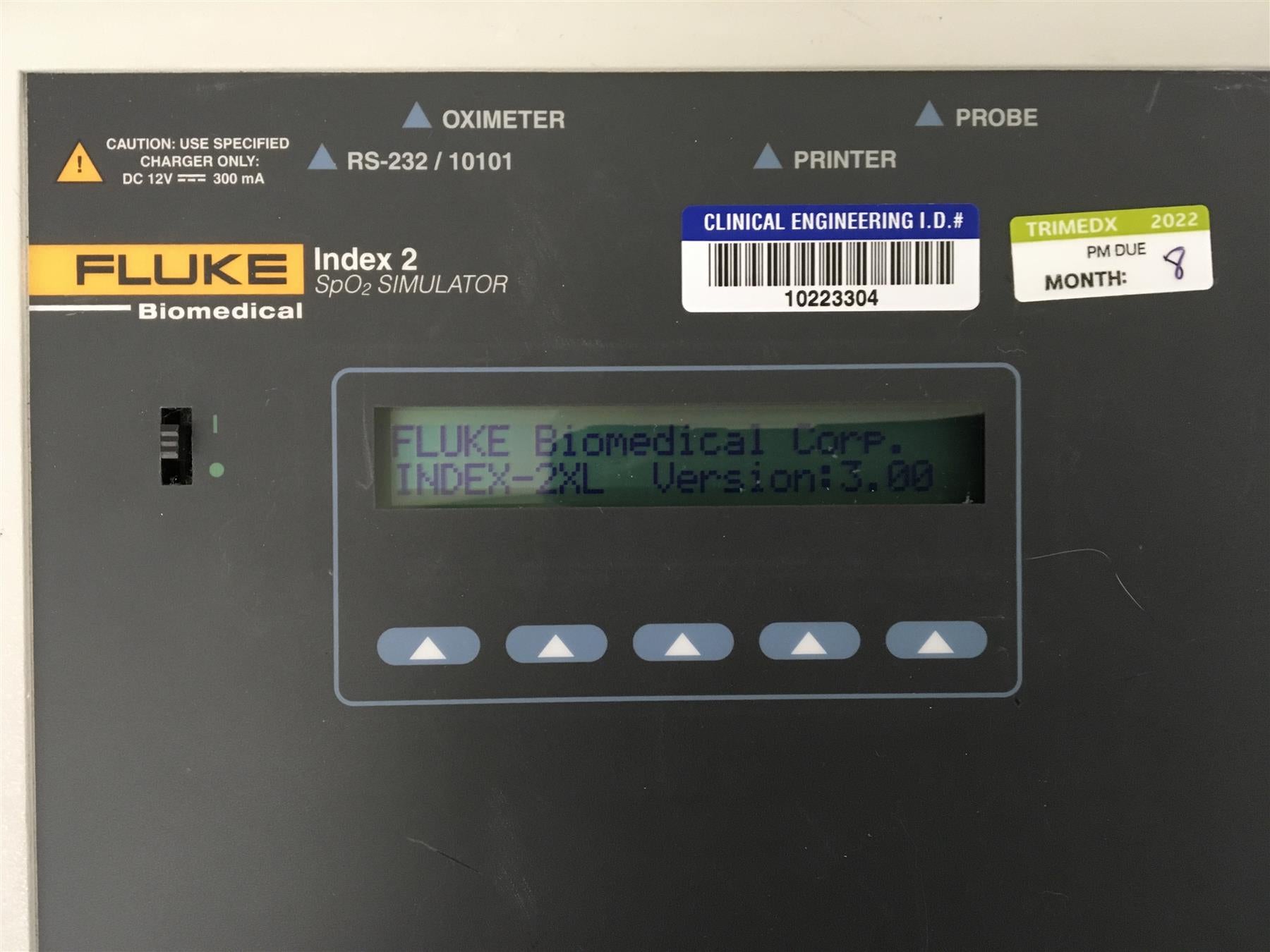 Fluke Biomedical Index 2 SpO2 Simulator INDEX-2LF [No Adapter]