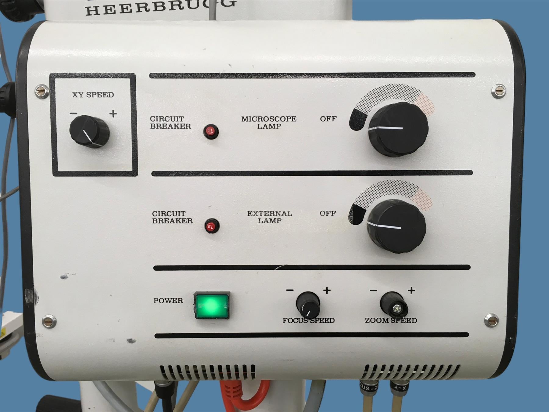 Wild Heerbrugg M691 Surgical Microscope on MS-C / MEL 48 Motorized Stand - Read
