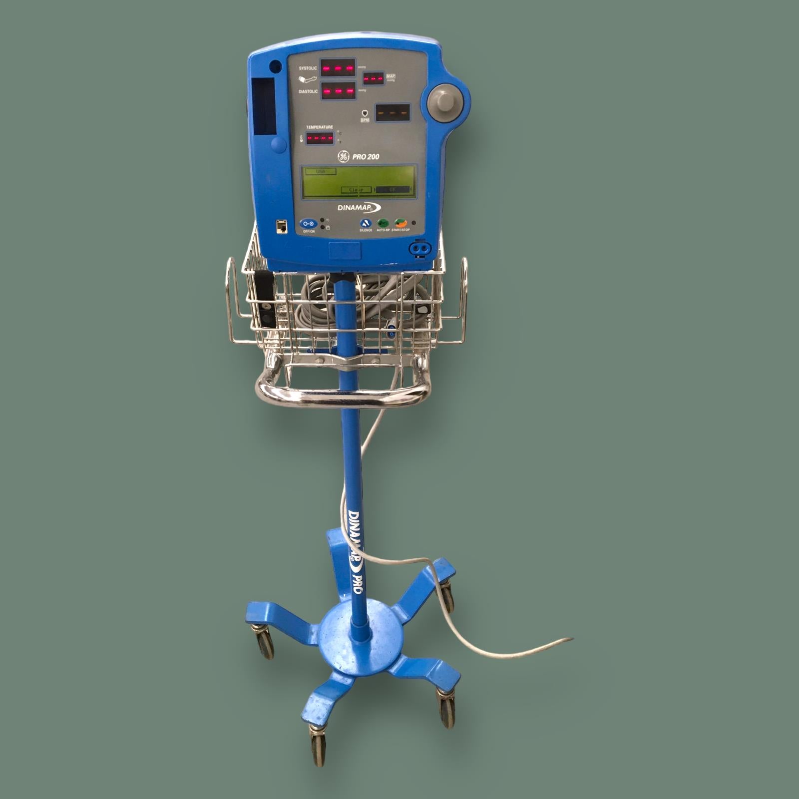 GE Dinamap Pro 200 Patient Vital Signs Monitor