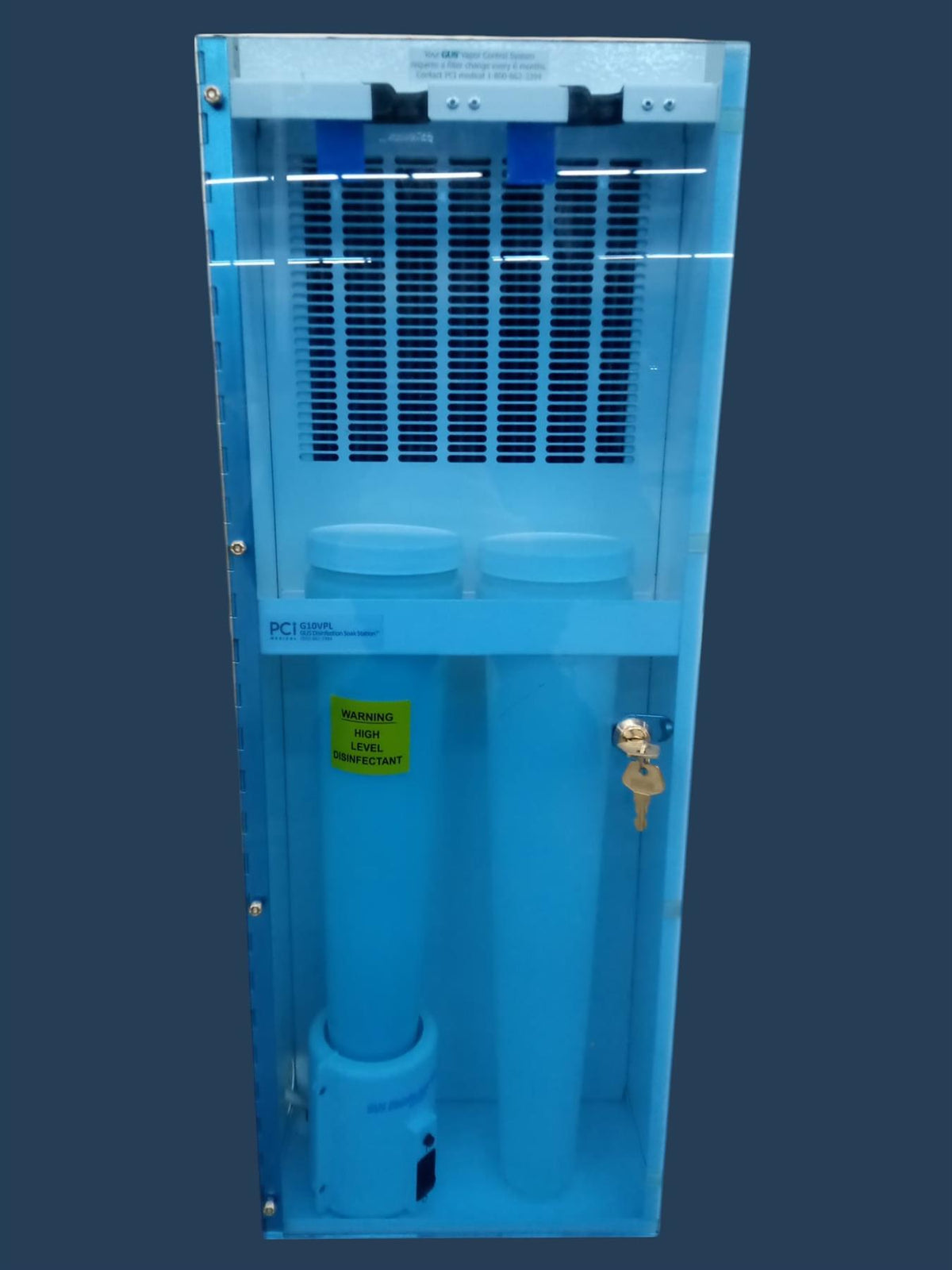GUS Vapor Control System/Disinfection Soak Station G10VPL w/ Disinfectant Warmer