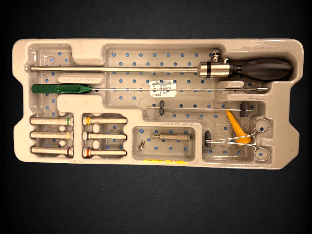 Arthrotek Zimmer Biomet  ACL Trays Arthroscopy Orthopedics Trauma Tray 1 & 2