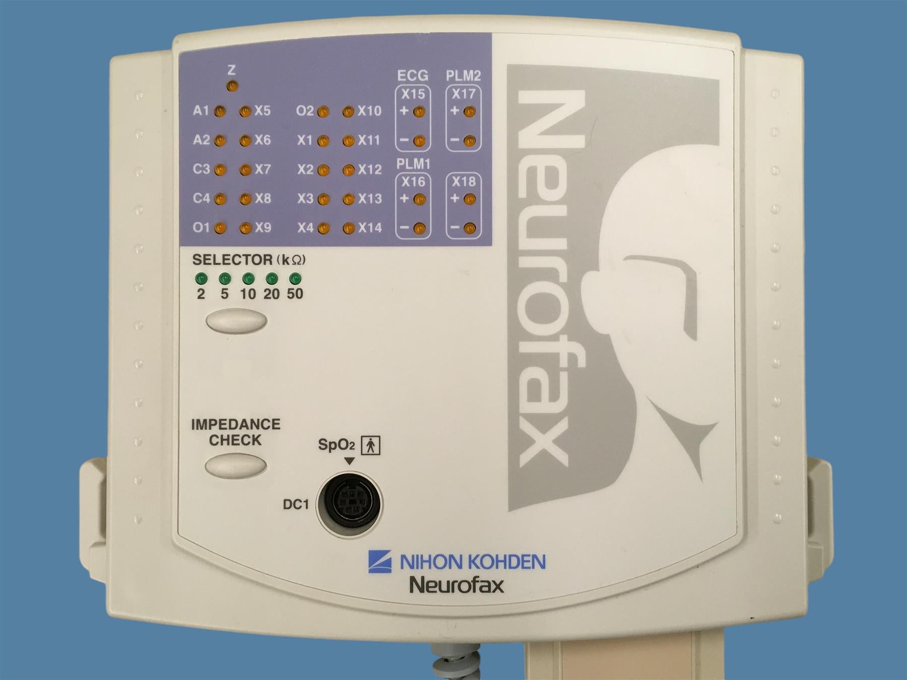 Nihon Kohden JE-912AK PSG Sleep Input Box (2019) w/ 683485B Cable & Mount