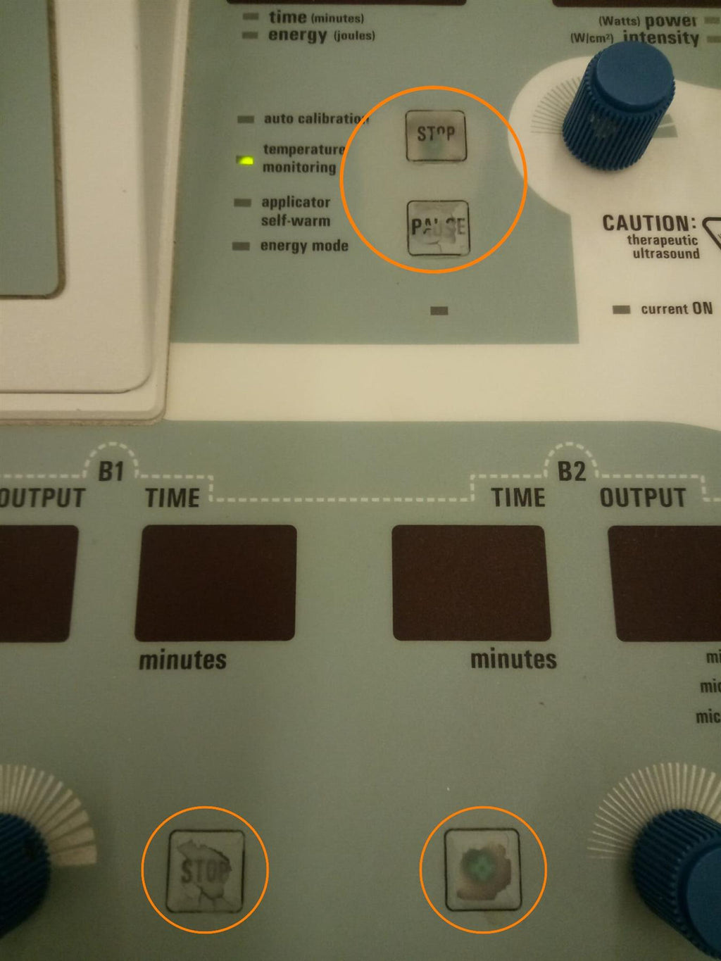 XLTEK Ultra IV Ultrasound/Electrotherapy Unit (EX-UL4) w/ Applicator & Leads