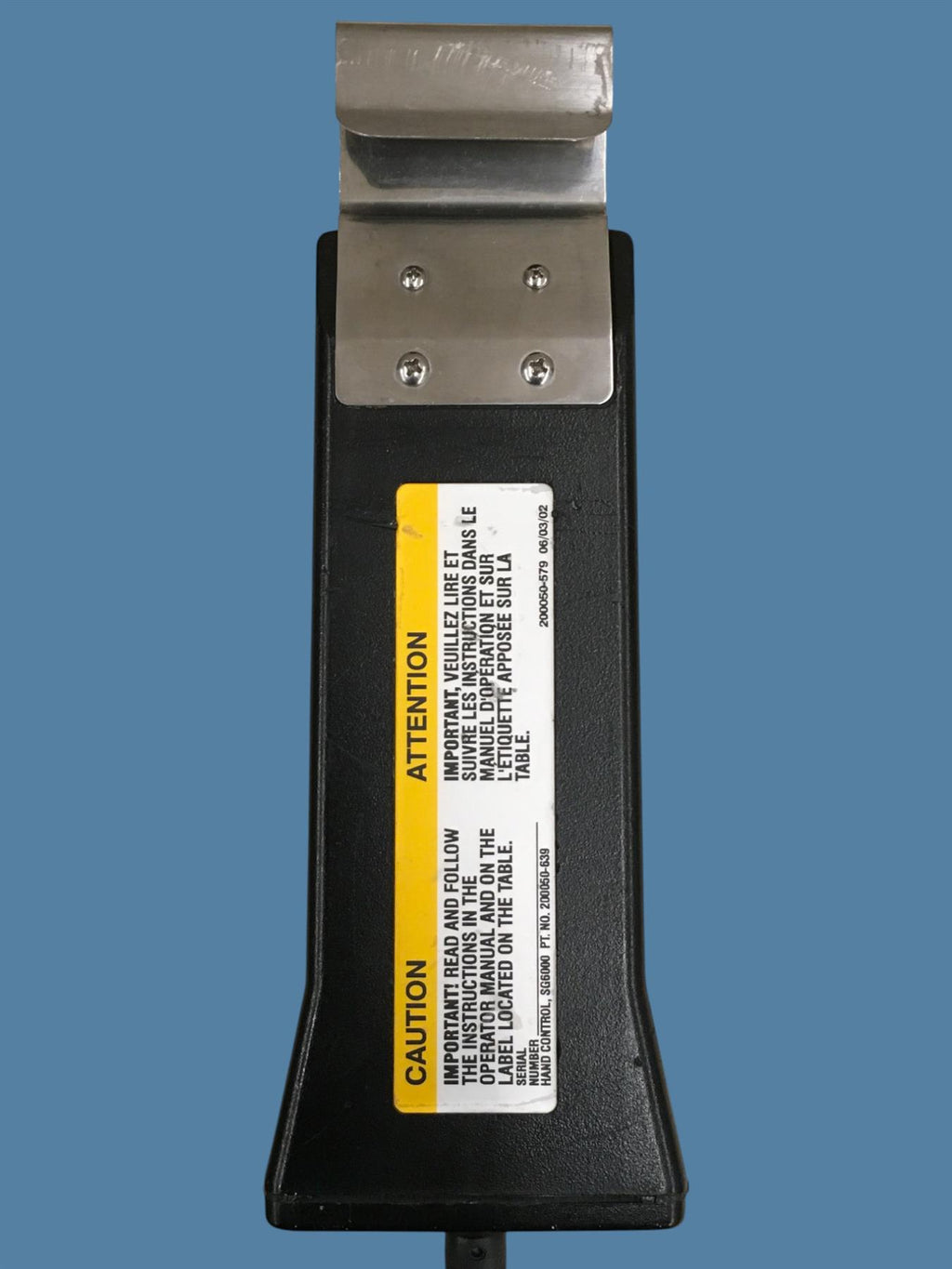 Steris SurgiGraphic 6000 Hand Control (SG6000) | P/N 200050-639