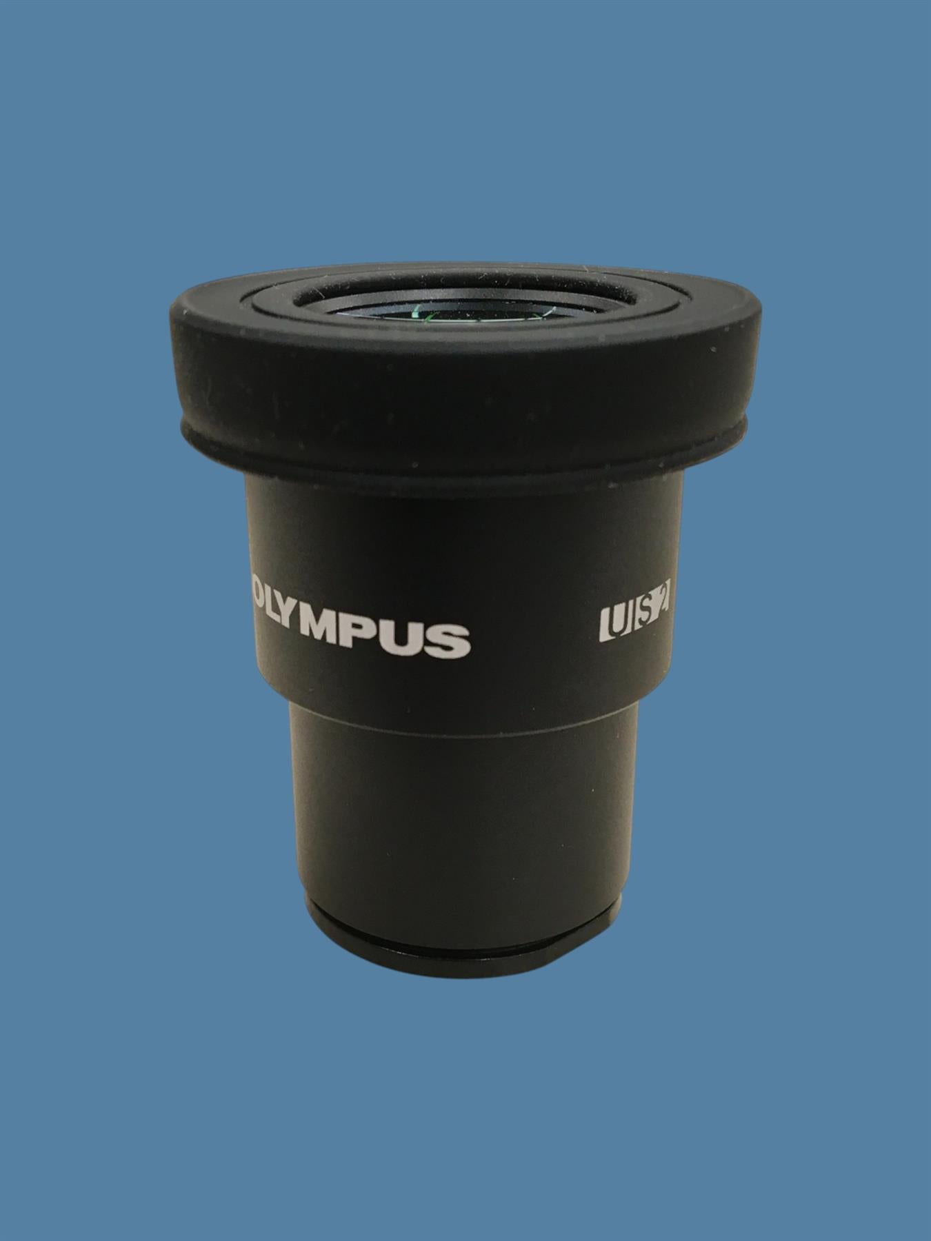 Set of 2 Olympus WHN10X/22 Microscope Eyepieces w/ Eyecups, Dust Caps