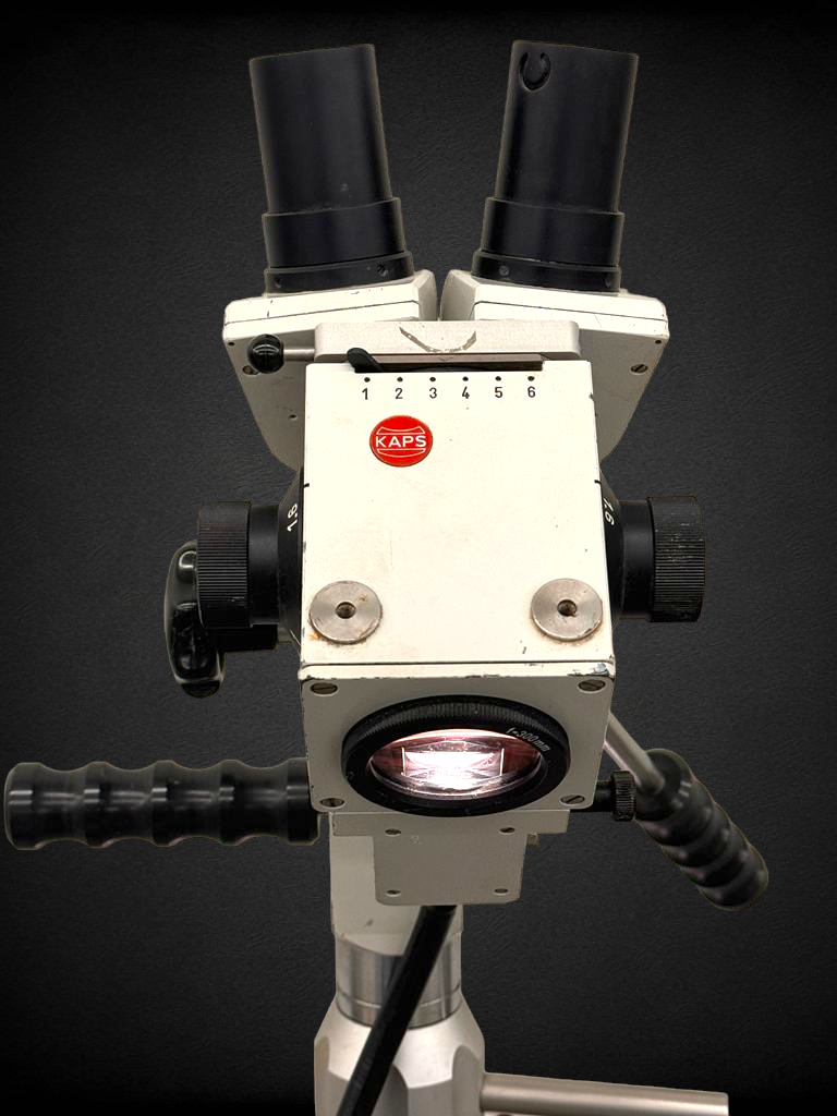 Karl Kaps SOM 52 Colposcope w/ JEDMED FOI-1A Fiber Optic Light Source & Rolling Stand