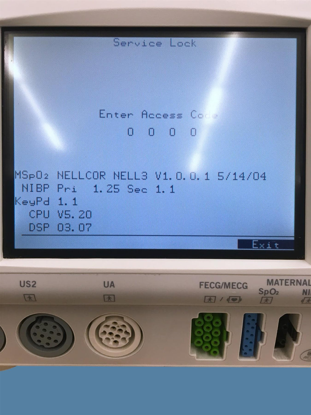 Wipro GE Healthcare 259CX-A Corometrics 250cx Series Fetal Monitor