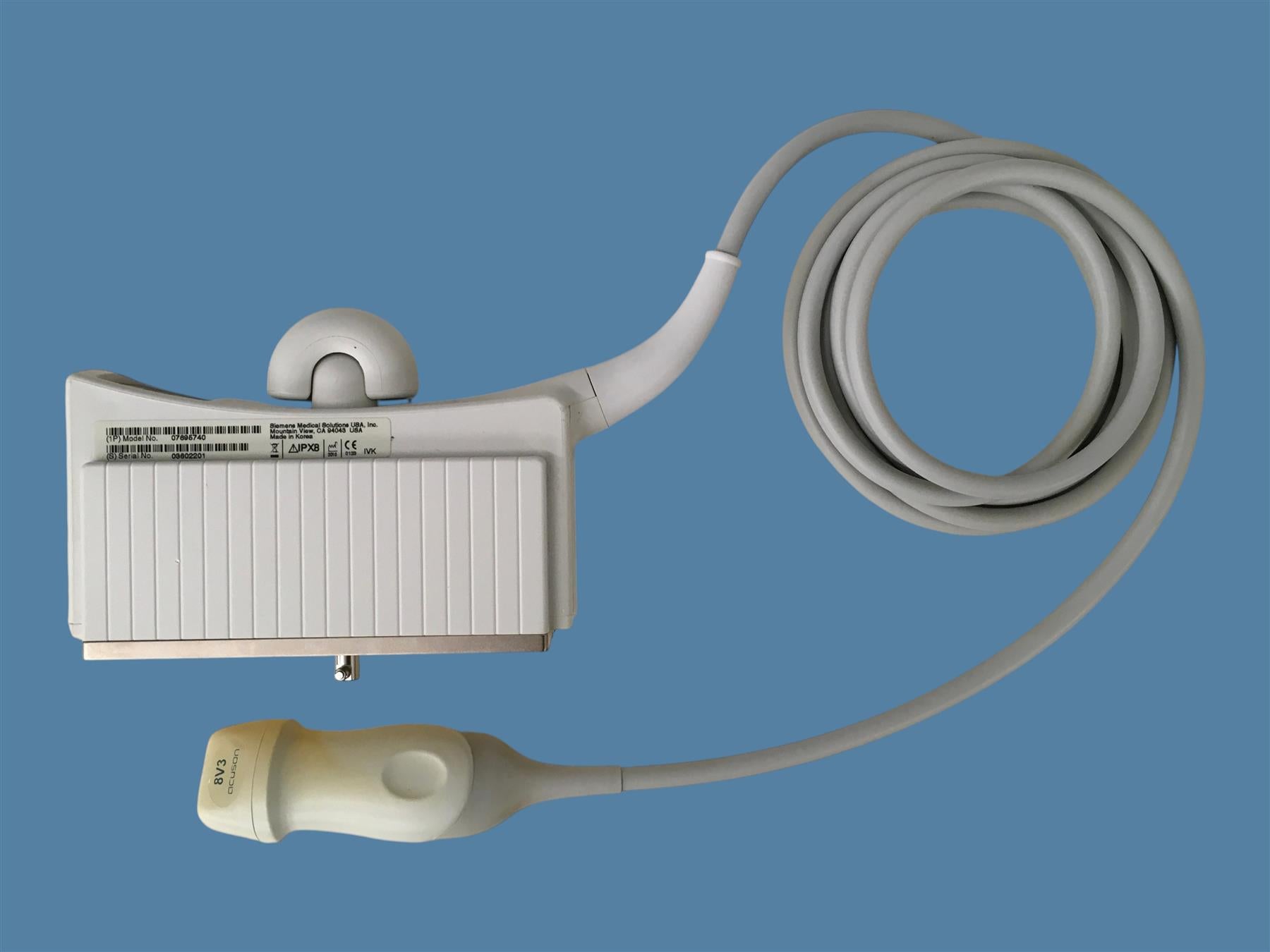 Siemens Acuson 8V3 Vector Array Ultrasound Transducer Probe 07695740