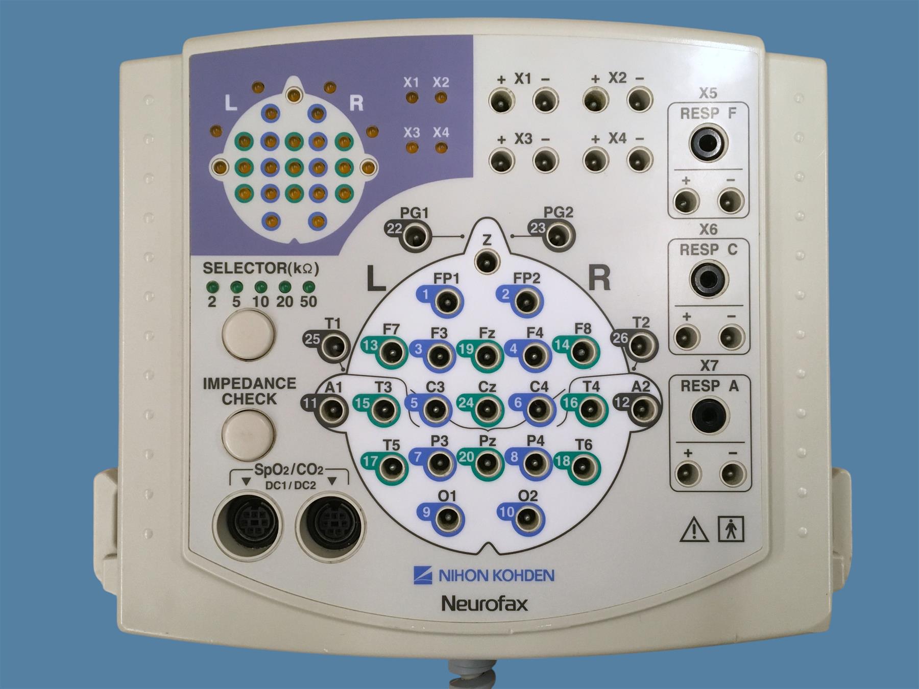 Nihon Kohden JE-921A Neurofax EEG Amplifier / Electrode Junction Box (2008)