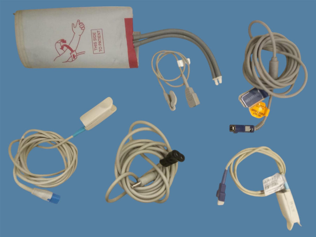 Oridion Capnostream 20p Capnograph/Pulse Oximeter w/ Cables/Cuff + Stand