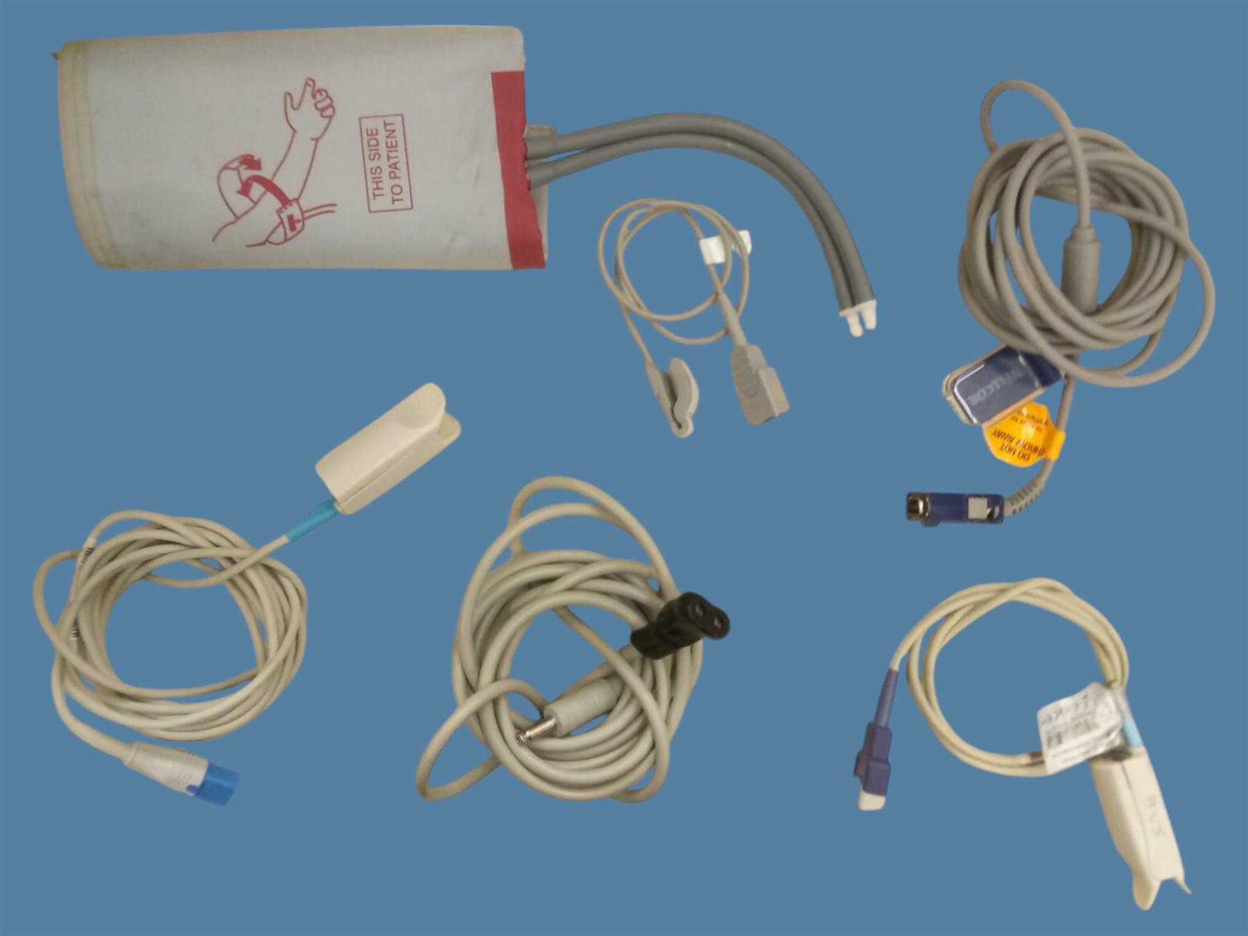 Oridion Capnostream 20p Capnograph/Pulse Oximeter w/ Cables/Cuff + Stand