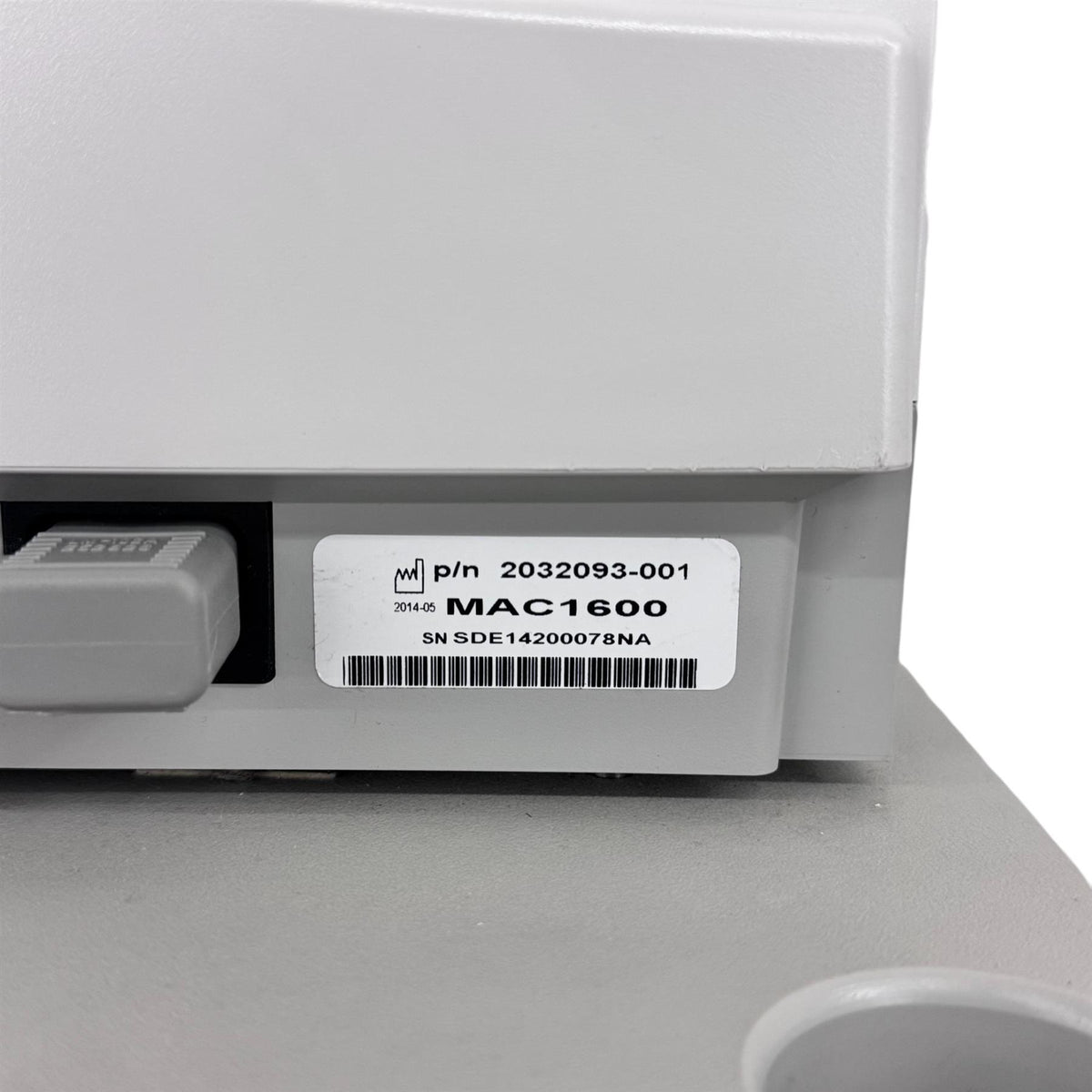 GE Healthcare MAC 1600 ECG Analysis System