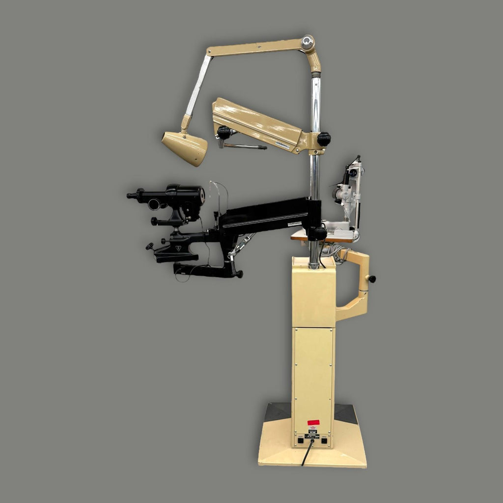 Boom-Mounted Carl Zeiss Slit Lamp and Bausch & Lomb 71-21-35 Keratometer
