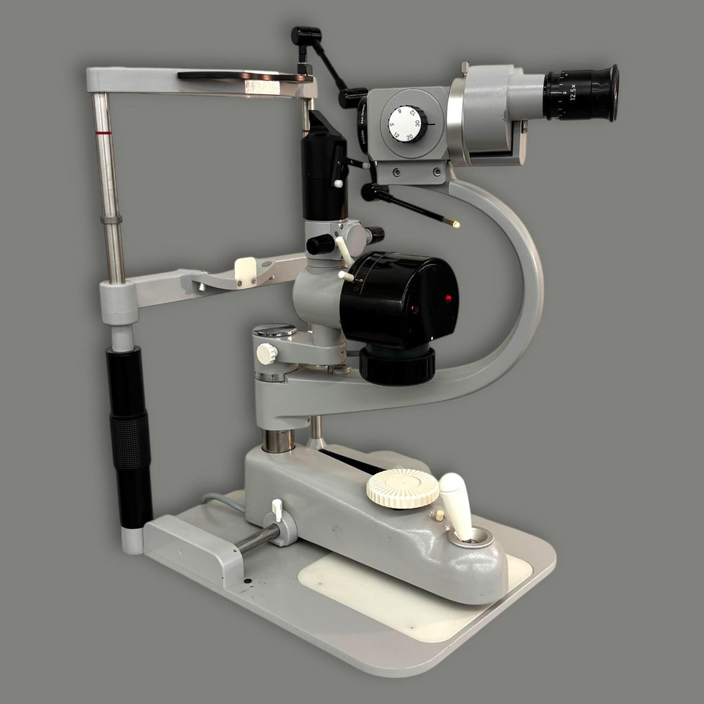 Boom-Mounted Carl Zeiss Slit Lamp and Bausch & Lomb 71-21-35 Keratometer