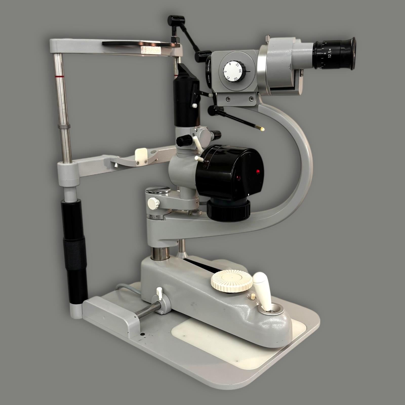 Boom-Mounted Carl Zeiss Slit Lamp and Bausch & Lomb 71-21-35 Keratometer