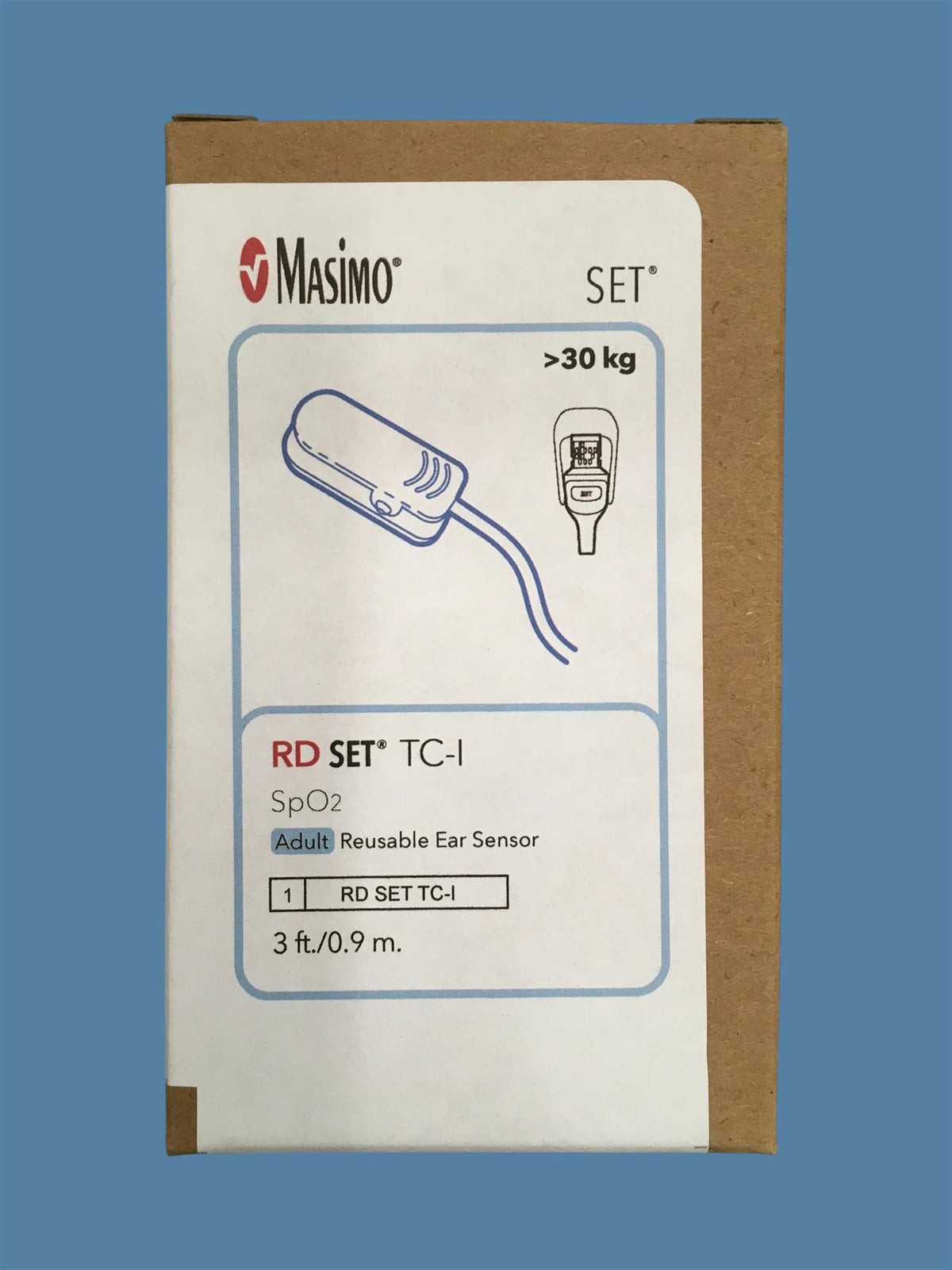 Masimo RD SET TC-I Adult Reusable Ear SpO2 Sensor (2024) | REF 4053