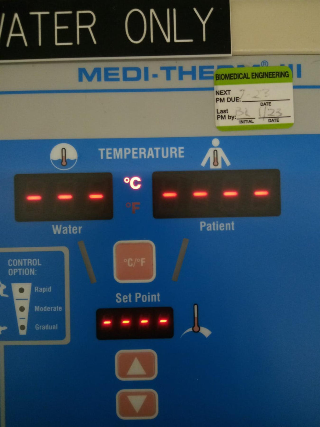 Gaymar MTA7900 Medi-Therm III Automatic/Manual Hyper/Hypothermia System