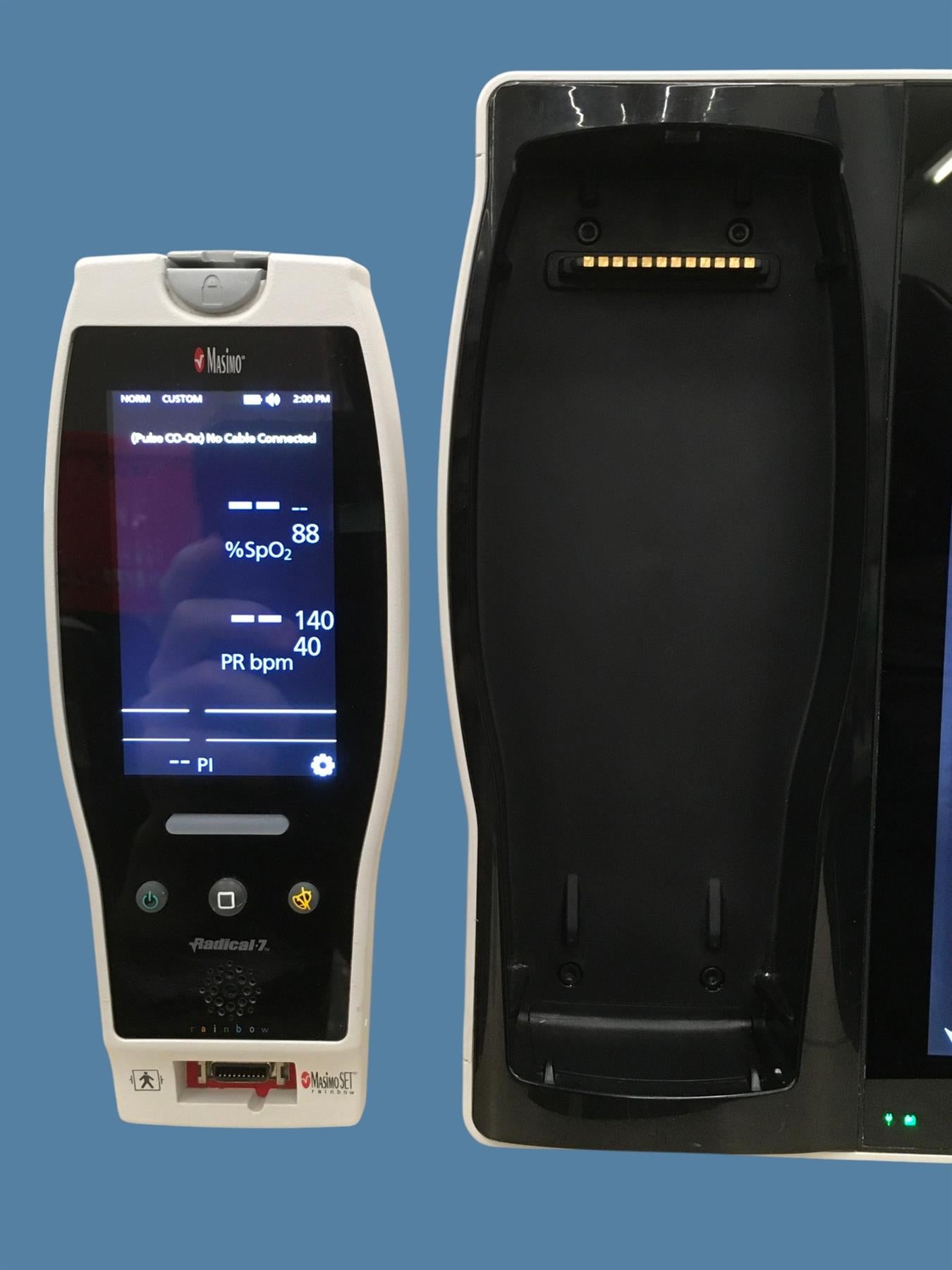 Masimo RDS7A Root Patient Monitor w/ Radical-7 Handheld Pulse Oximeter