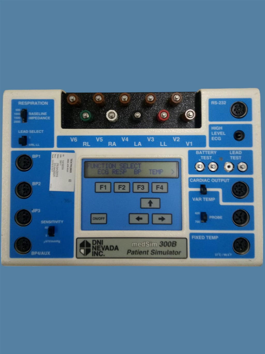 DNI Fluke MedSim 300B Patient Simulator, Option 1 w/ Cardiac Output