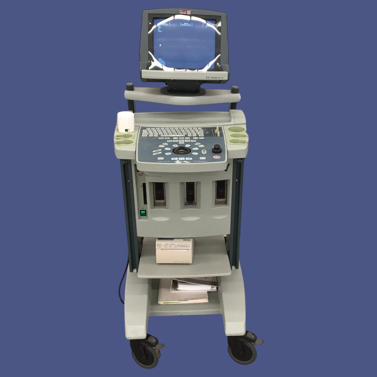 B-K Medical 2101 Falcon Ultrasound Machine w/ Printer & Recorder