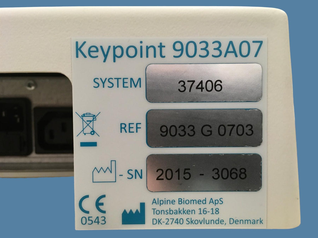 Natus Keypoint 9033A07 EMG NCV Base 9033 G 0703 Dell 7010 9080F7004 - NO LICENSE