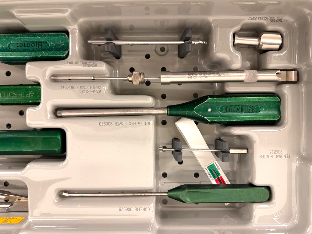 Arthrotek Zimmer Biomet  ACL Trays Arthroscopy Orthopedics Trauma Tray 1 & 2