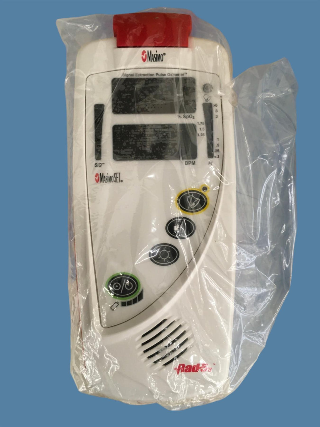Masimo RAD-5v Pulse Oximeter Kit 9711 w/ DCI 2501 & DCI-P 2502 Sensors (New)