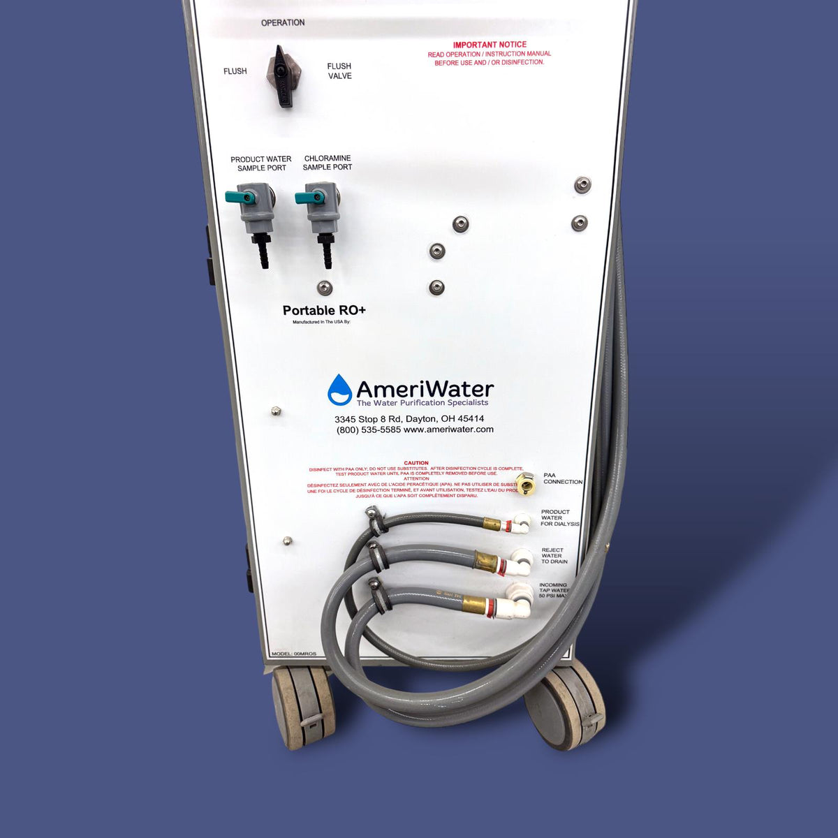 AmeriWater Reverse-Osmosis Water Filtration Cart 00MROS