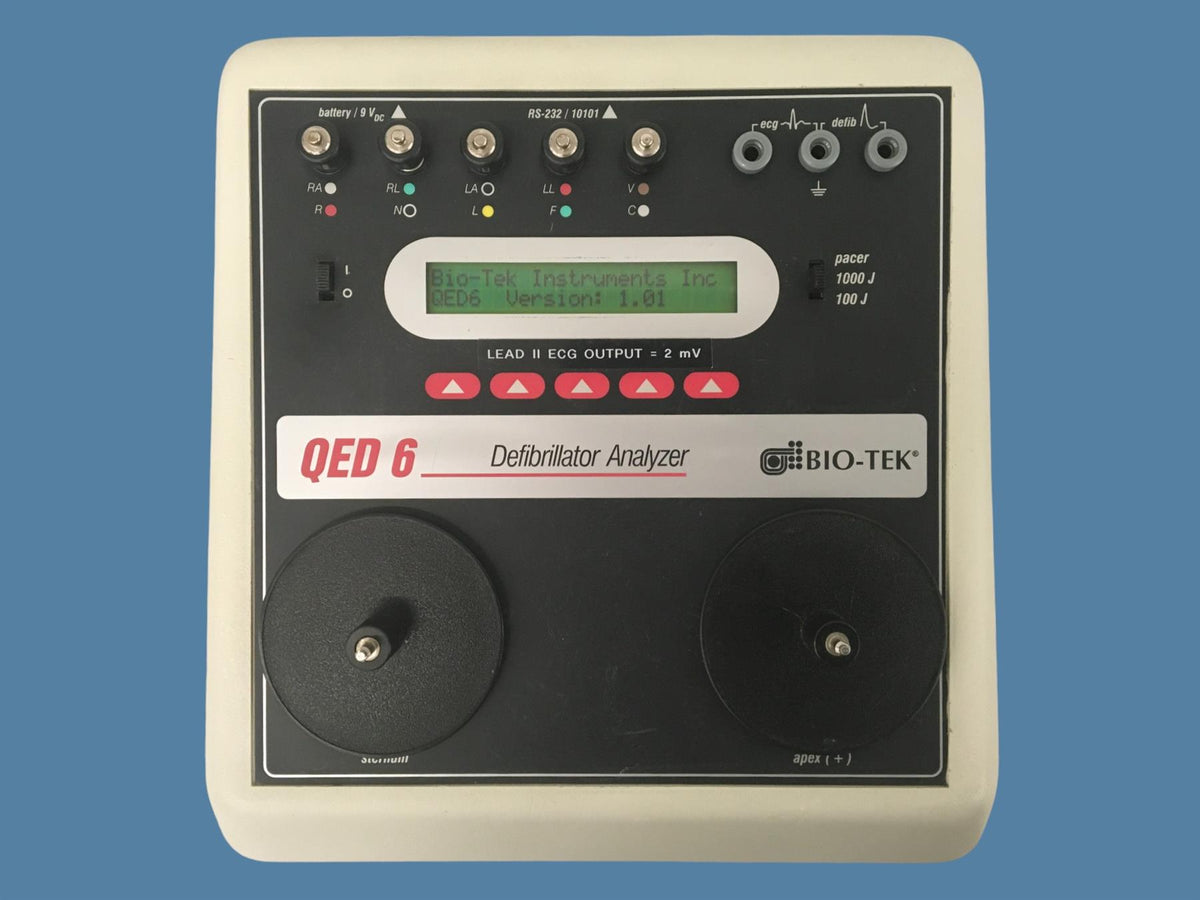 Bio-Tek Instruments QED-6 Defib Analyzer [Without Power Supply]
