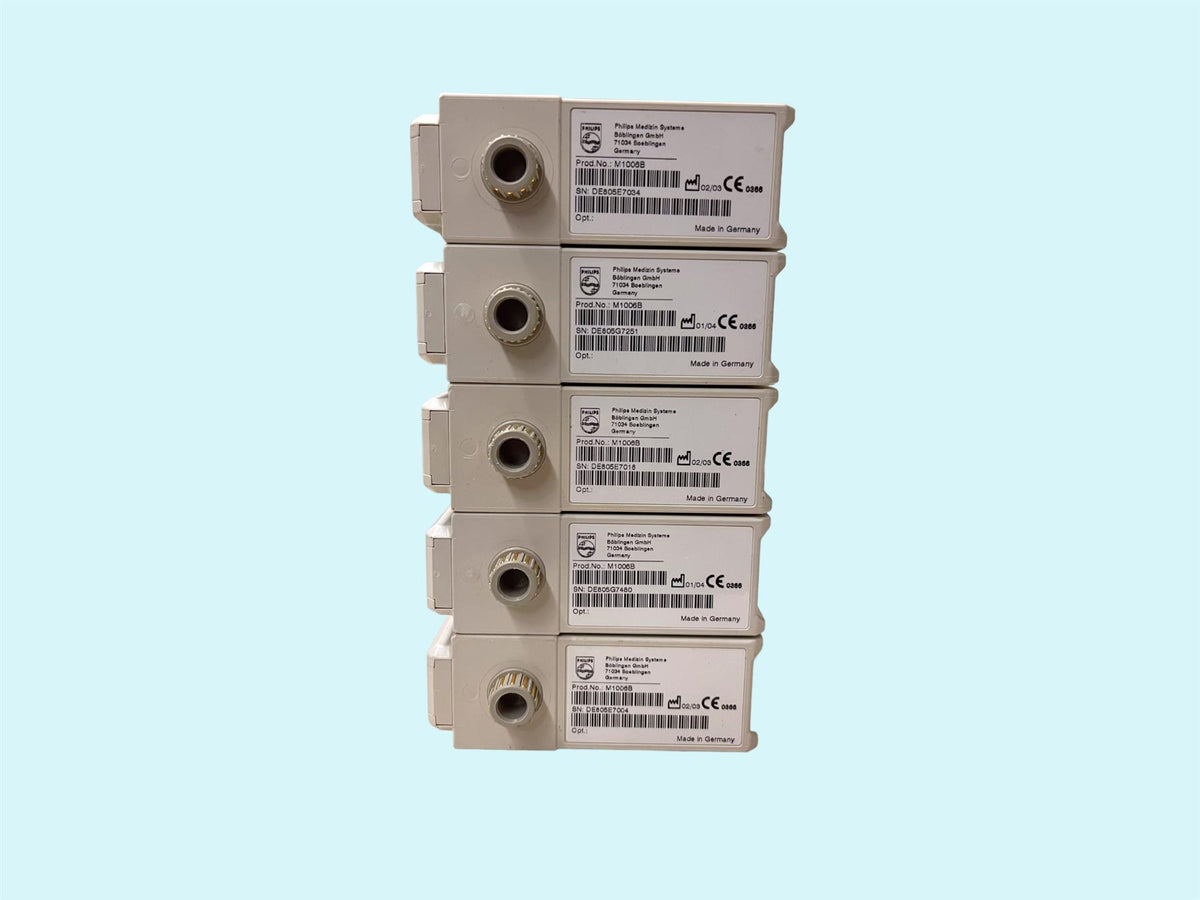5 Philips Patient Blood Pressure Press Module M1006B (No Faceplate)