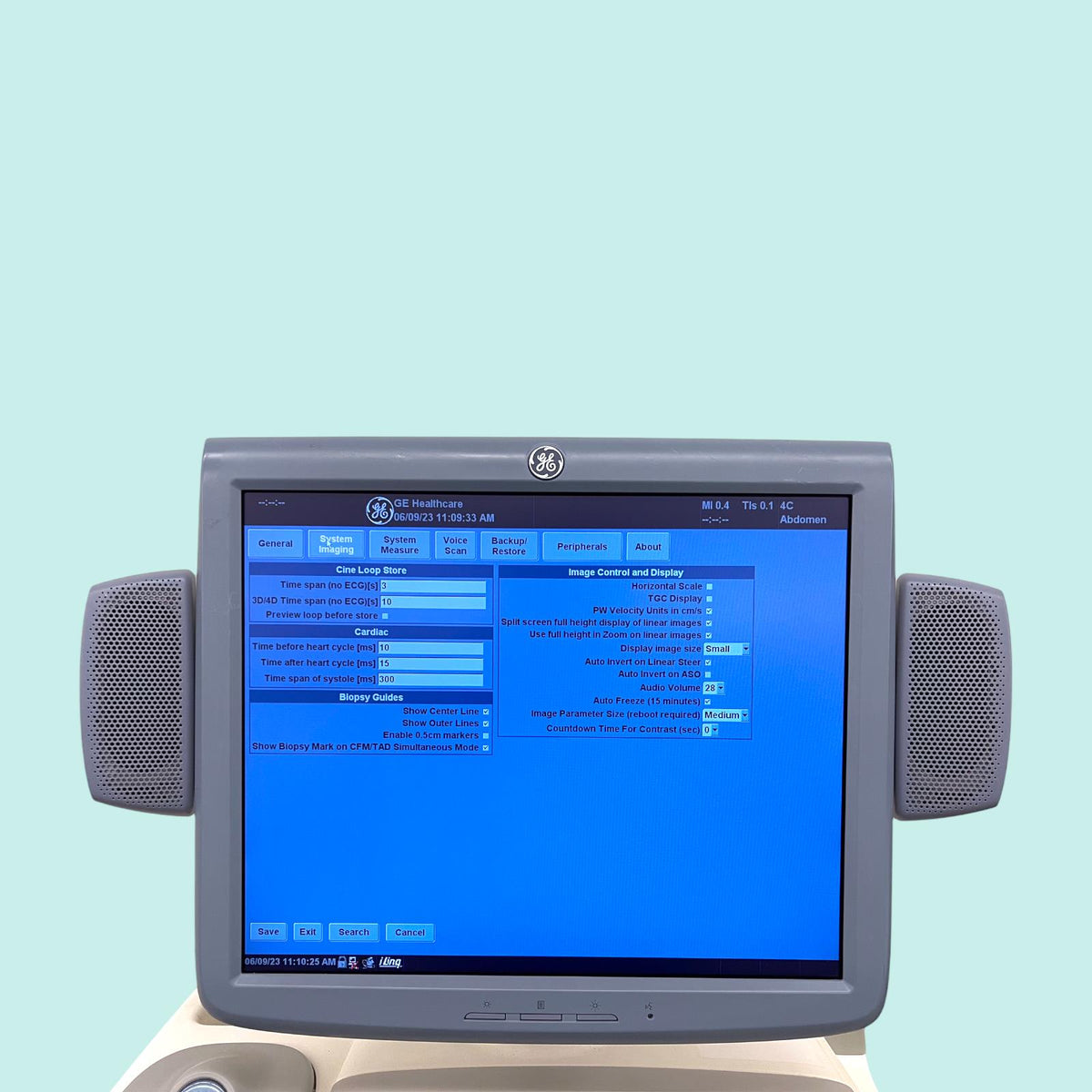 General Electric GE Ultrasound Logiq 9 w/ License & 3 Probes 5177000