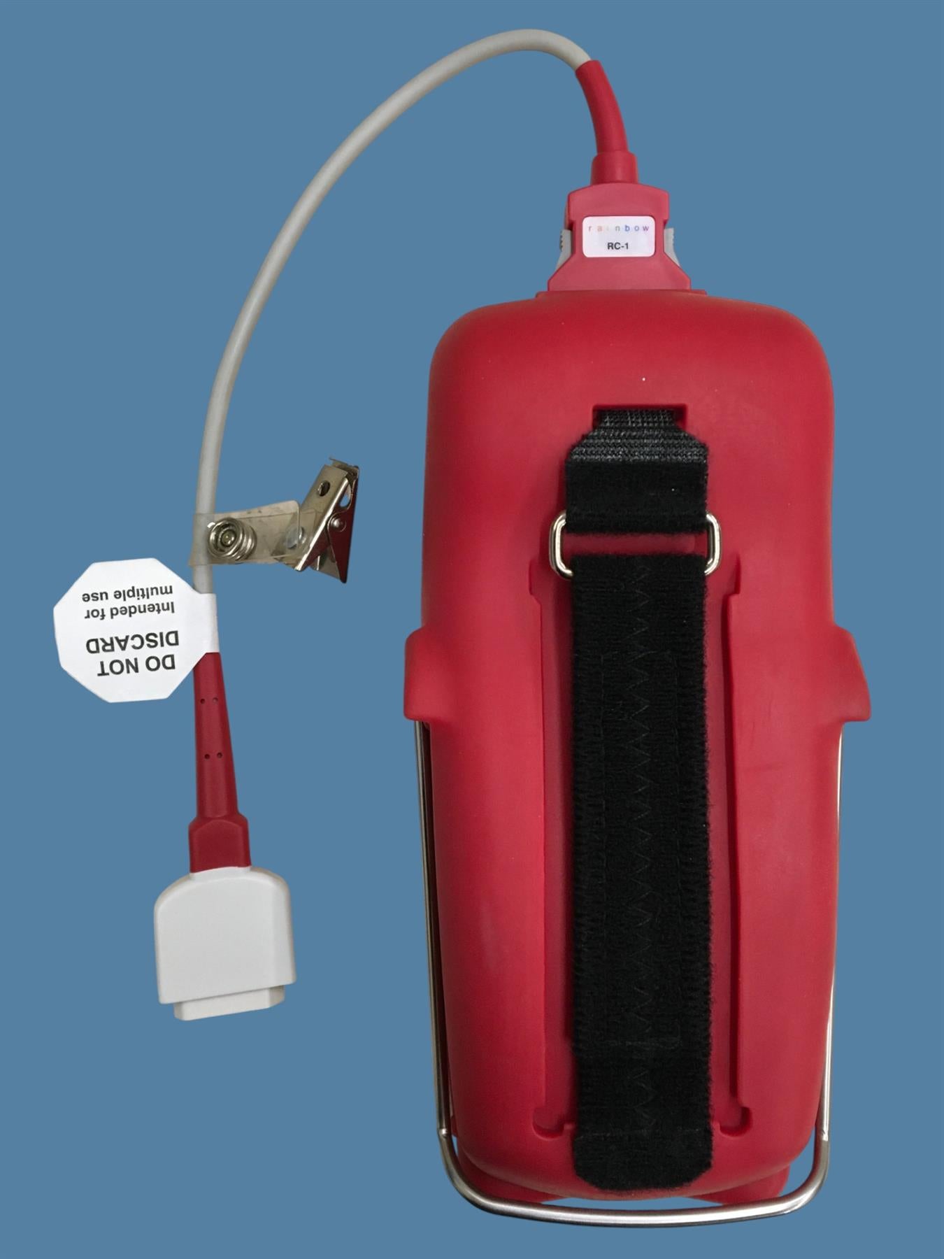 MasimoSET Rainbow Pronto MX-1 Pulse CO-Oximeter w/ Rubber Drop Case & RC-1 Cable