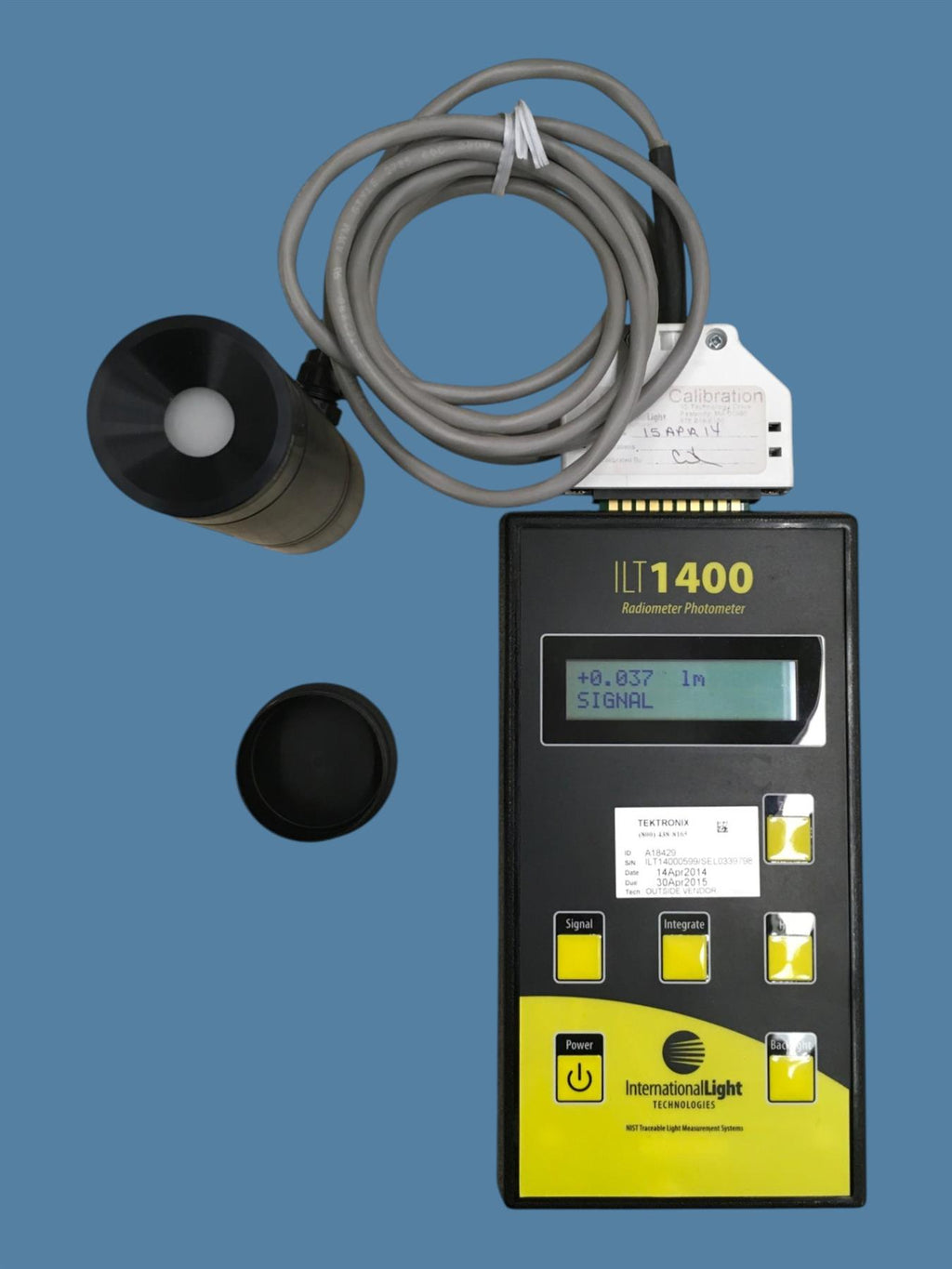 International Light ILT1400 Radiometer Photometer & SEL033 Probe, Case, New Batt